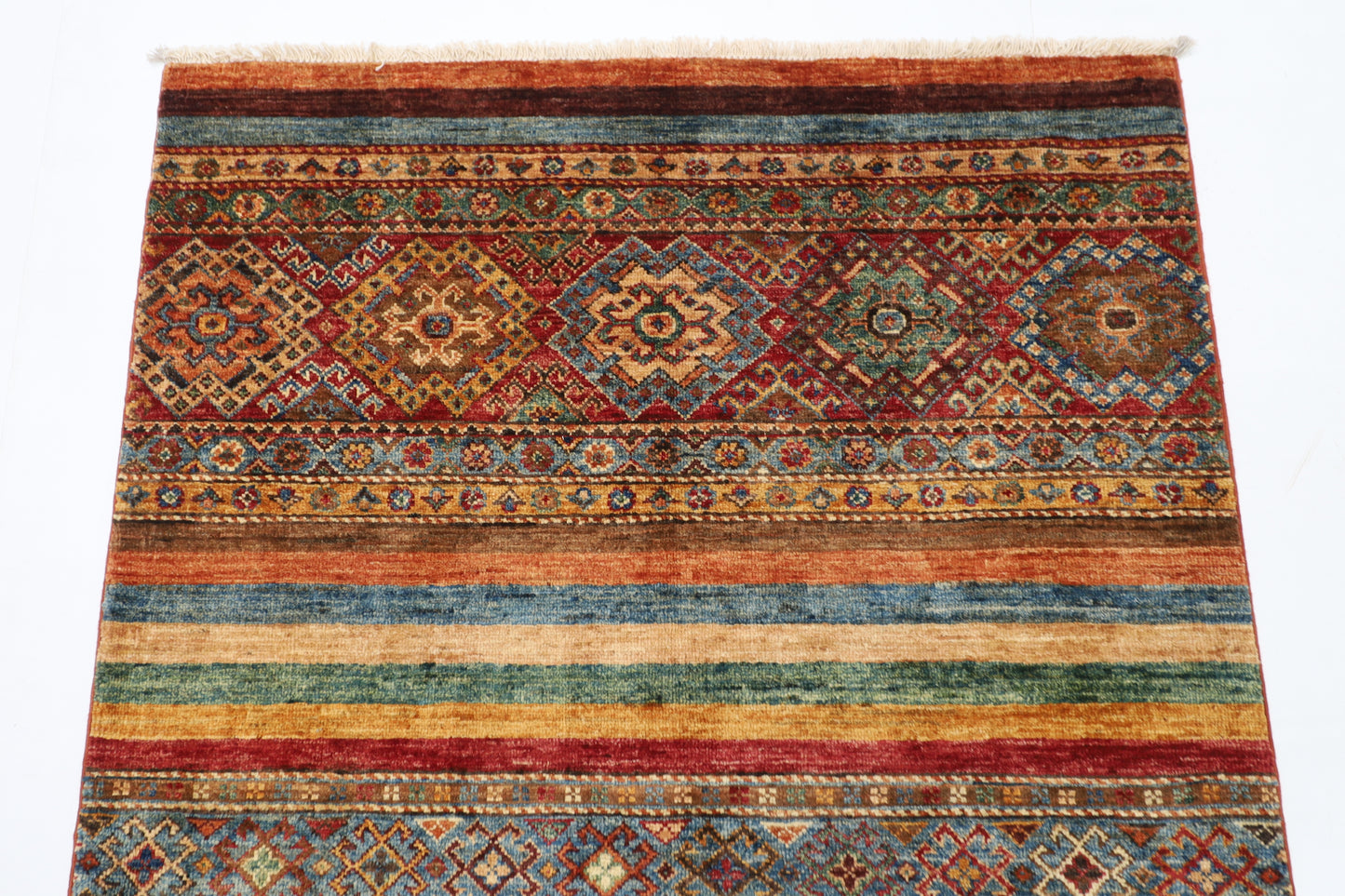 100 x 152 cm | Khorjun Afghan Tribal Hand Knotted Carpet