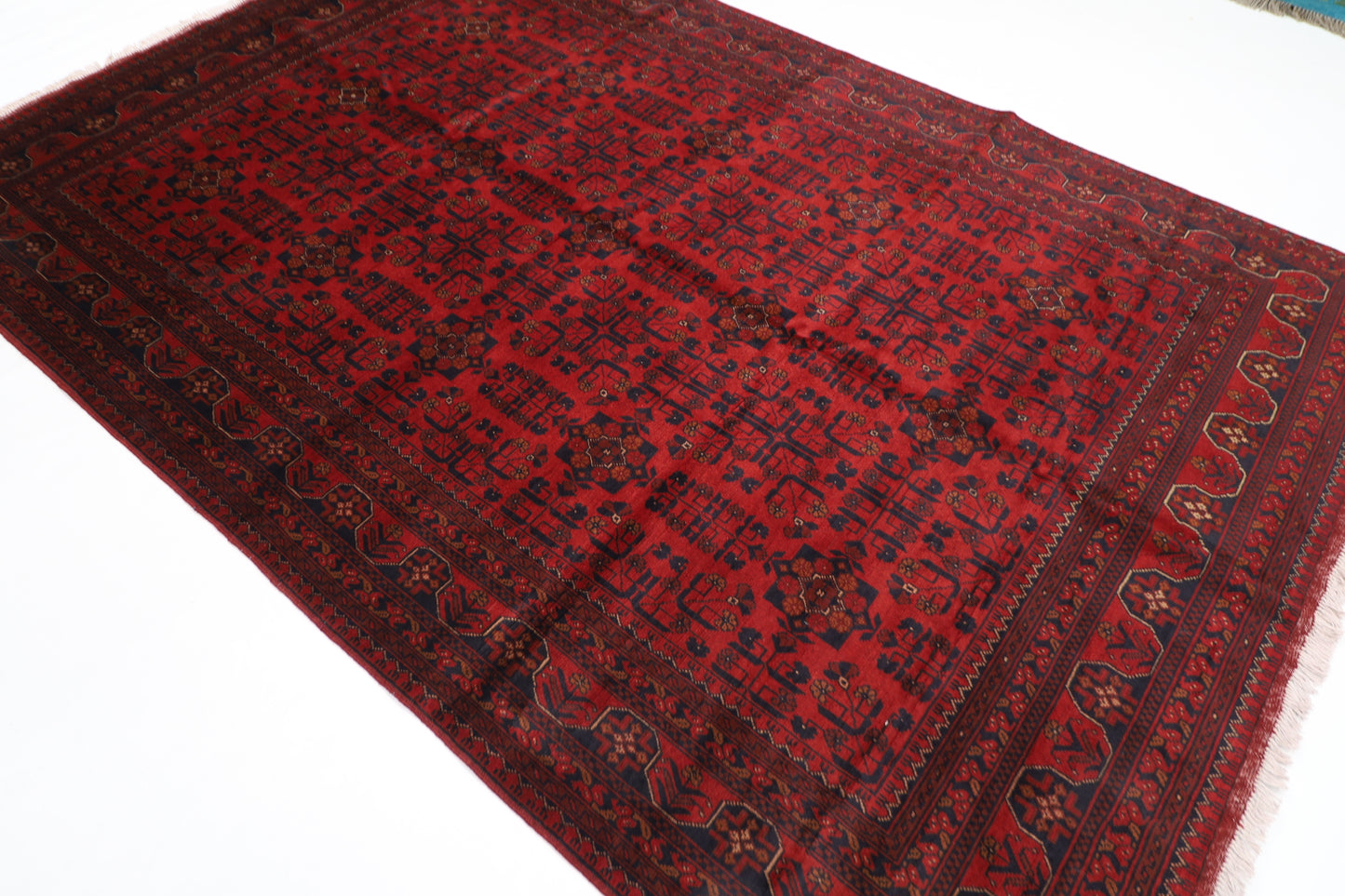 200 x 300 cm | Khal Mohammadi Afghan Tribal Hand Knotted Wool Carpet