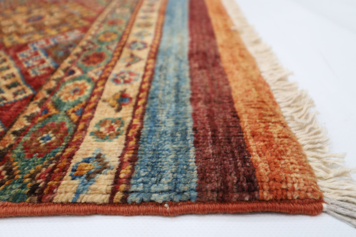 100 x 152 cm | Khorjun Afghan Tribal Hand Knotted Carpet