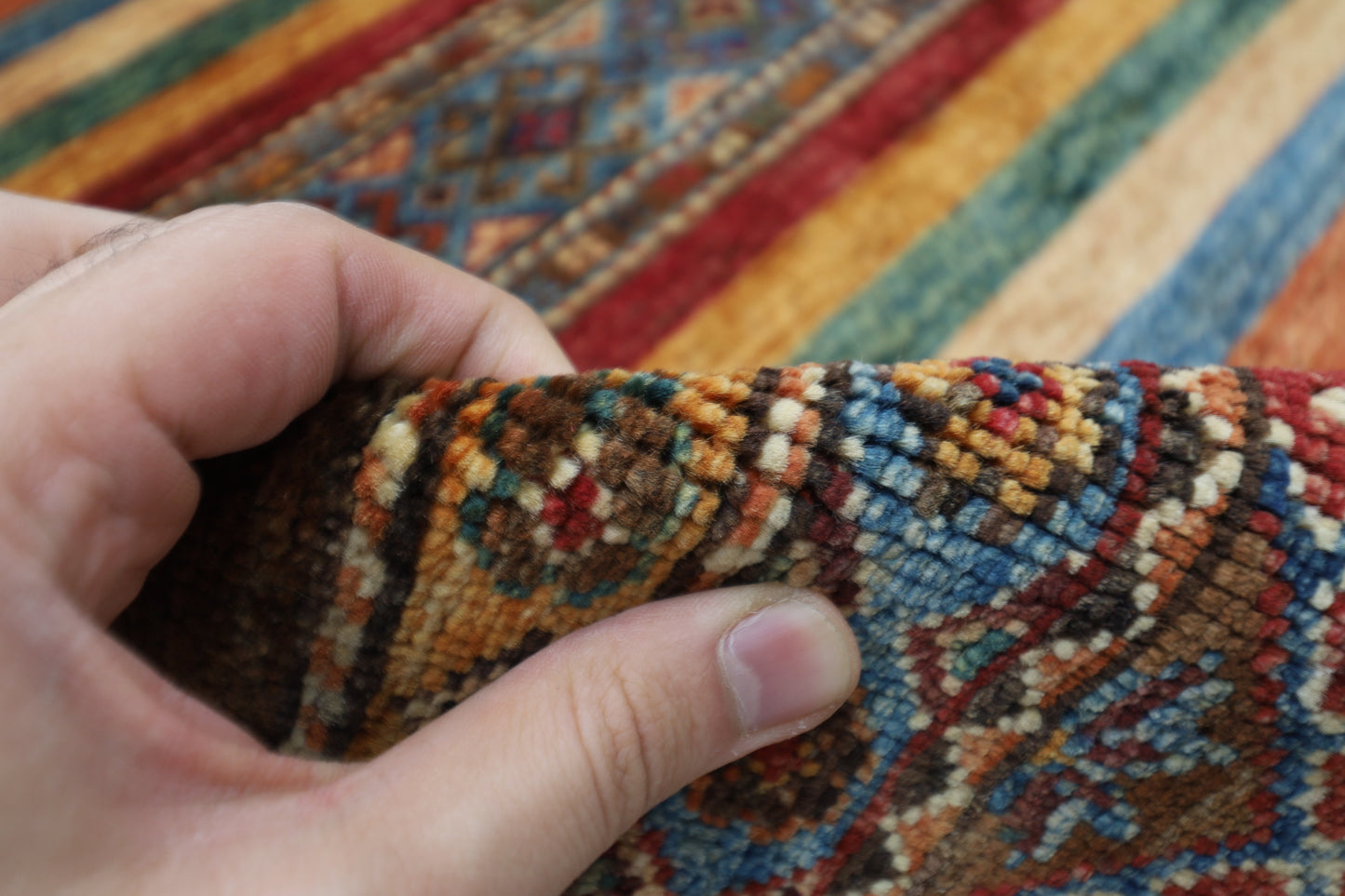 100 x 152 cm | Khorjun Afghan Tribal Hand Knotted Carpet