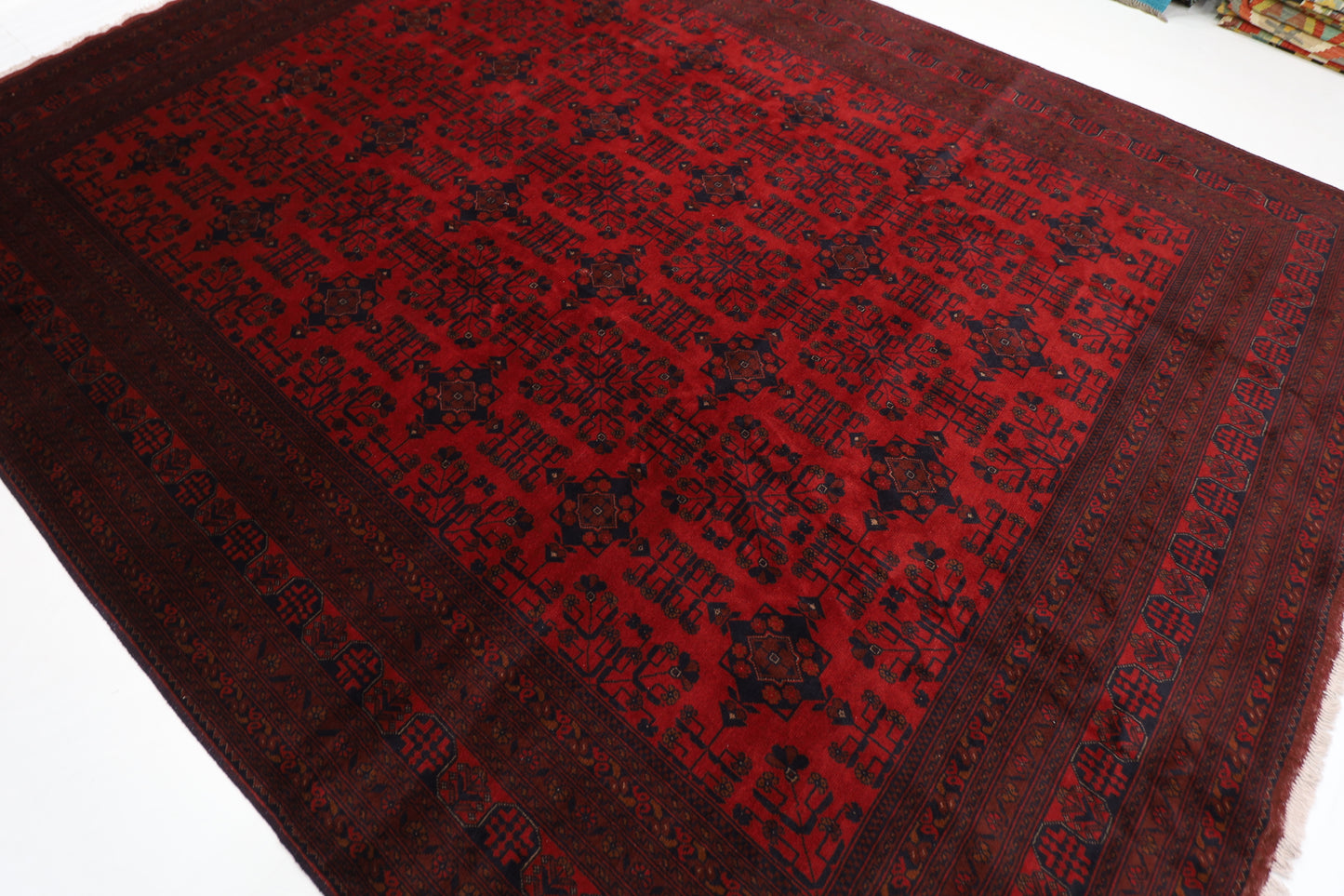 300 x 394 cm | Khal Mohammadi Afghan Tribal Hand Knotted Wool Carpet