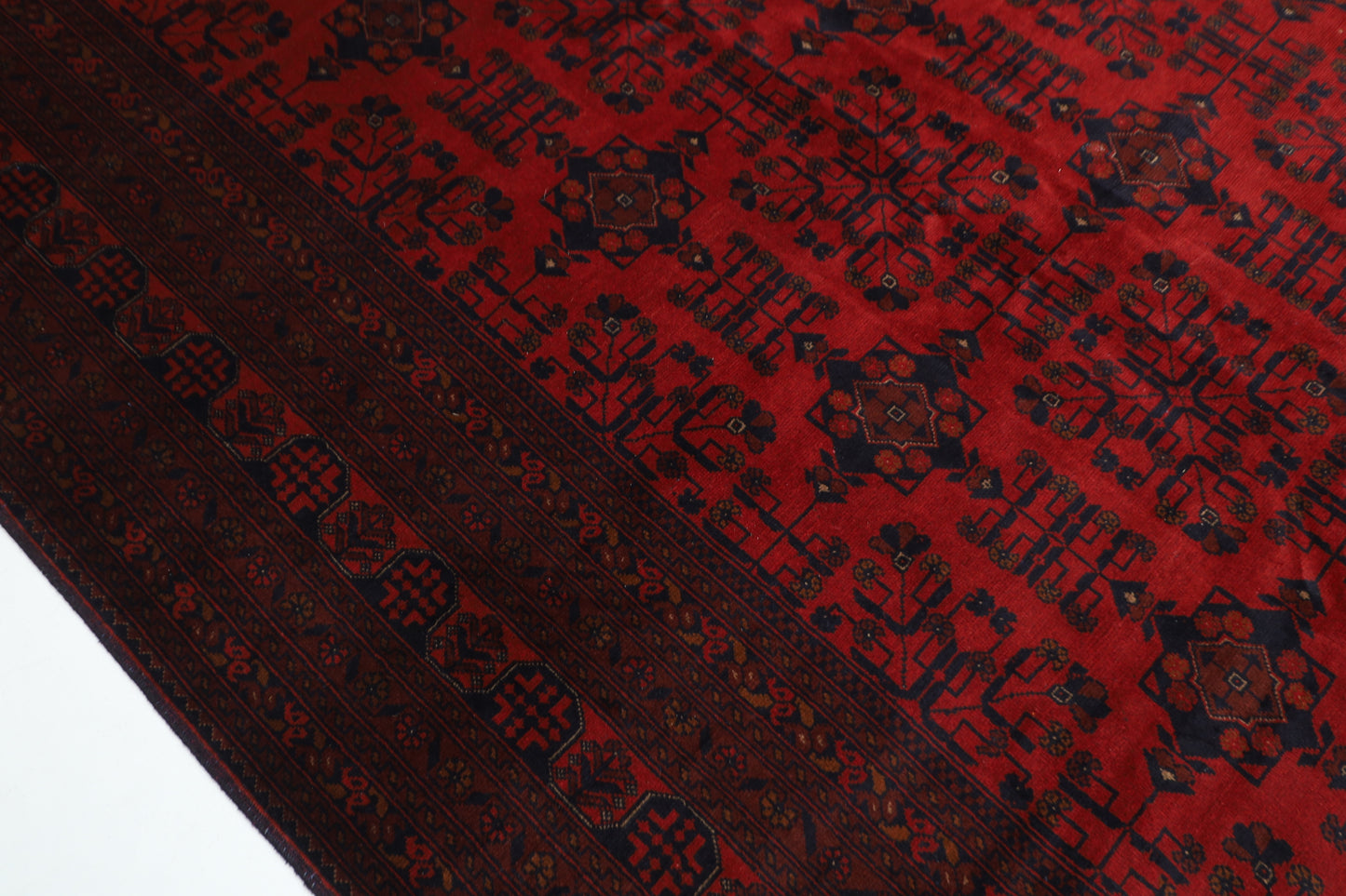 300 x 394 cm | Khal Mohammadi Afghan Tribal Hand Knotted Wool Carpet