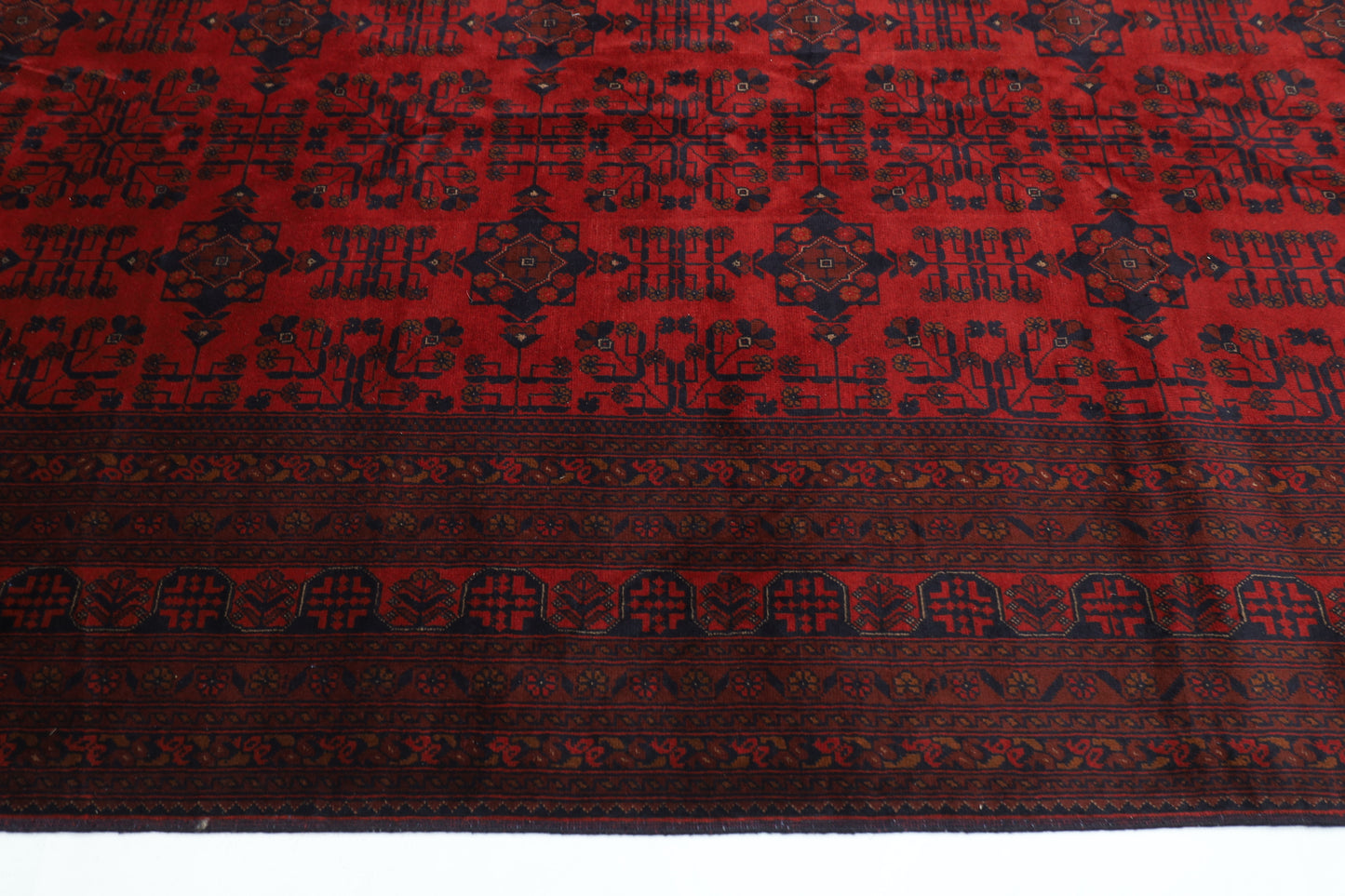 300 x 394 cm | Khal Mohammadi Afghan Tribal Hand Knotted Wool Carpet