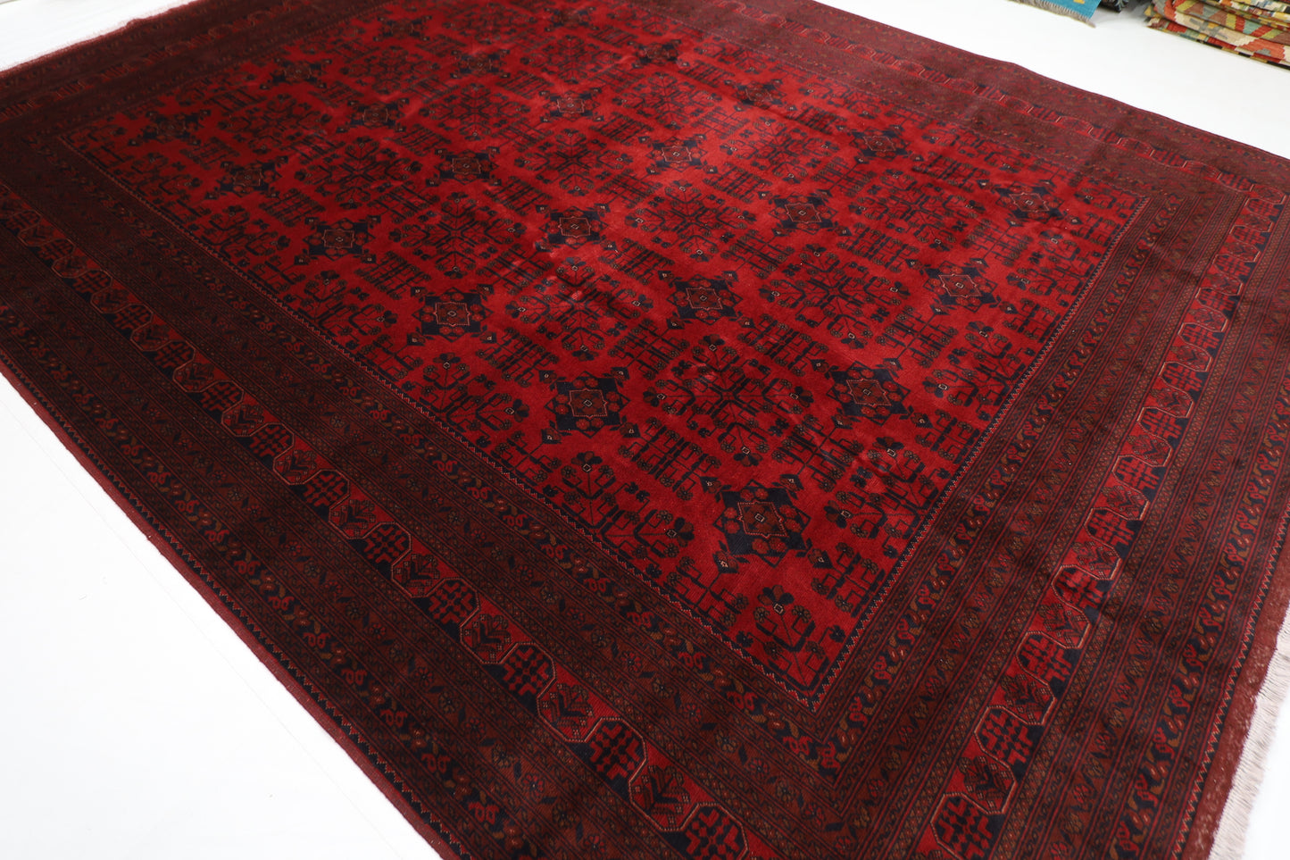 300 x 398 cm | Khal Mohammadi Afghan Tribal Hand Knotted Wool Carpet