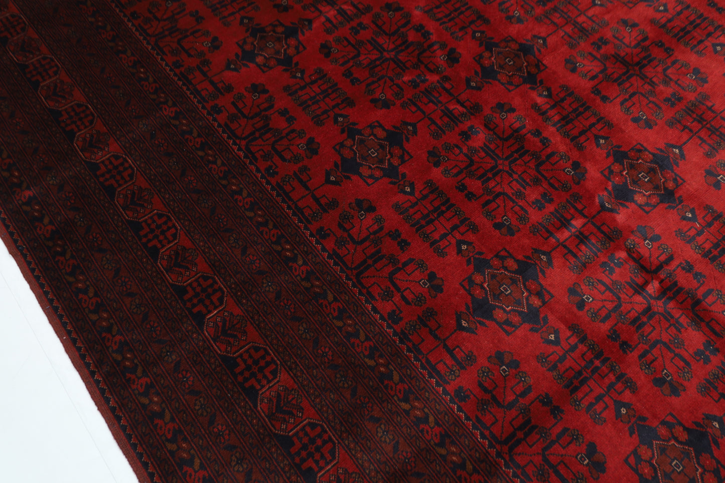 300 x 398 cm | Khal Mohammadi Afghan Tribal Hand Knotted Wool Carpet