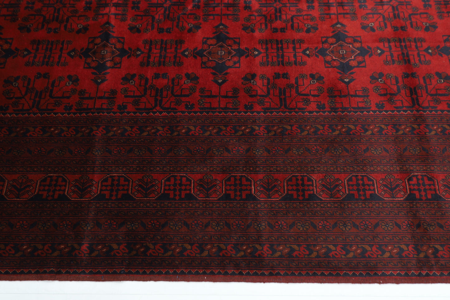 300 x 398 cm | Khal Mohammadi Afghan Tribal Hand Knotted Wool Carpet