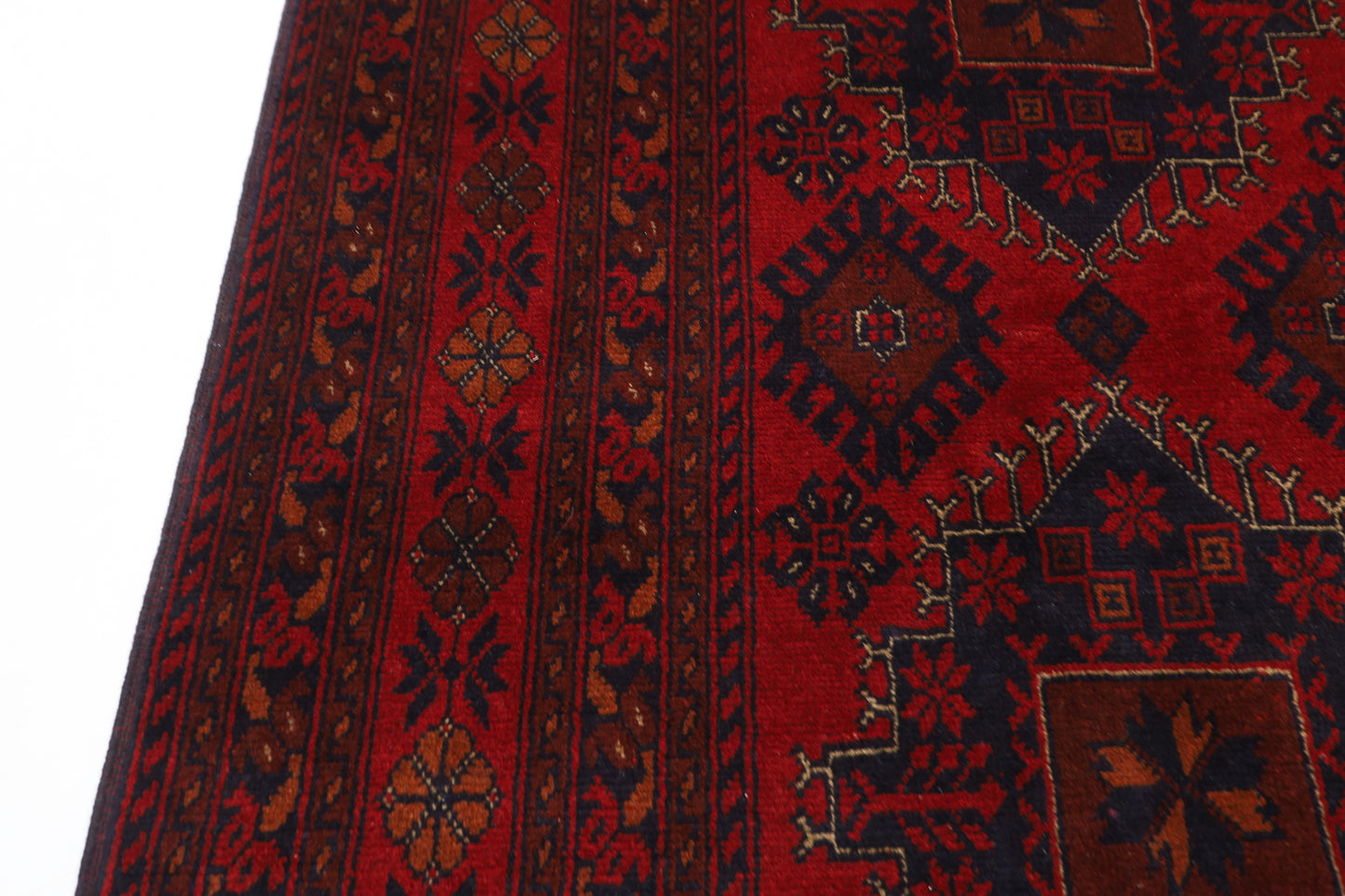 200 x 295 cm | Khal Mohammadi Afghan Tribal Hand Knotted Carpet