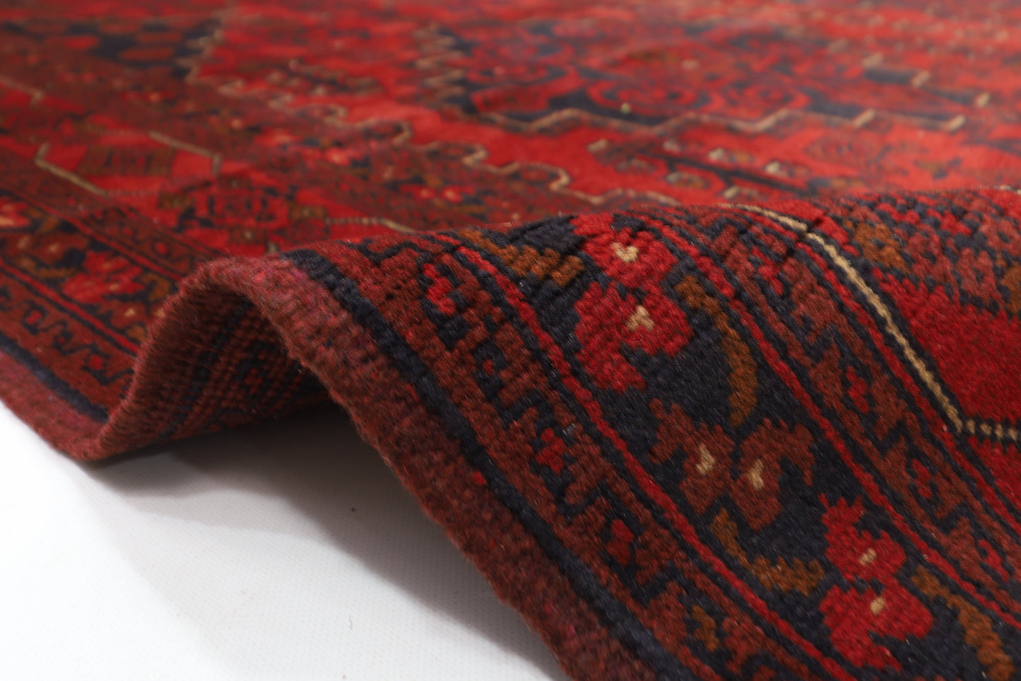 202 x 290 cm | Khal Mohammadi Afghan Tribal Hand Knotted Carpet