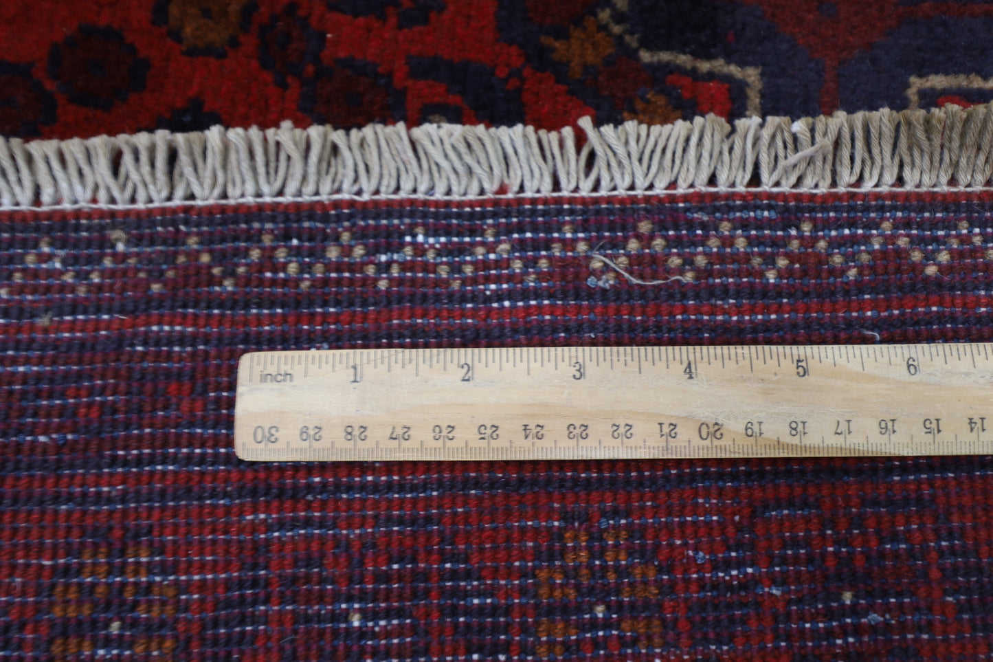 203 x 297 cm | Khal Mohammadi Afghan Tribal Hand Knotted Carpet
