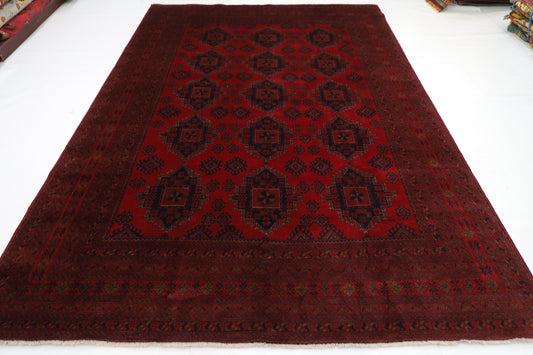 251 x 335 cm | Khal Mohammdi Afghan Tribal Hand Knotted Carpet