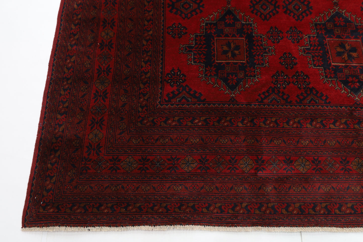 251 x 335 cm | Khal Mohammdi Afghan Tribal Hand Knotted Carpet