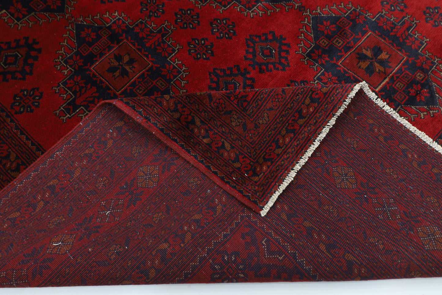 251 x 335 cm | Khal Mohammdi Afghan Tribal Hand Knotted Carpet