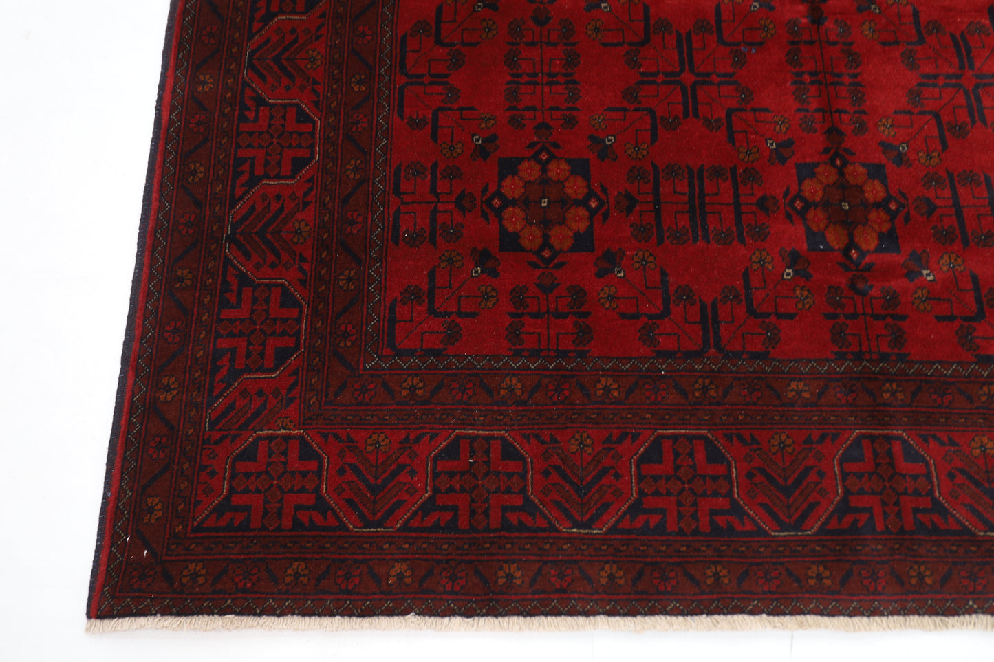 200 x 291 cm | Khal Mohammadi Afghan Tribal Hand Knotted Carpet