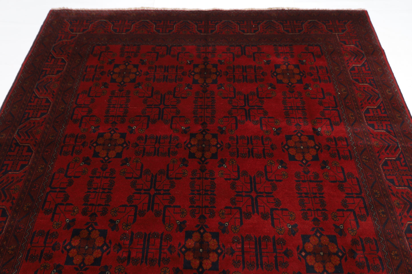 200 x 291 cm | Khal Mohammadi Afghan Tribal Hand Knotted Carpet