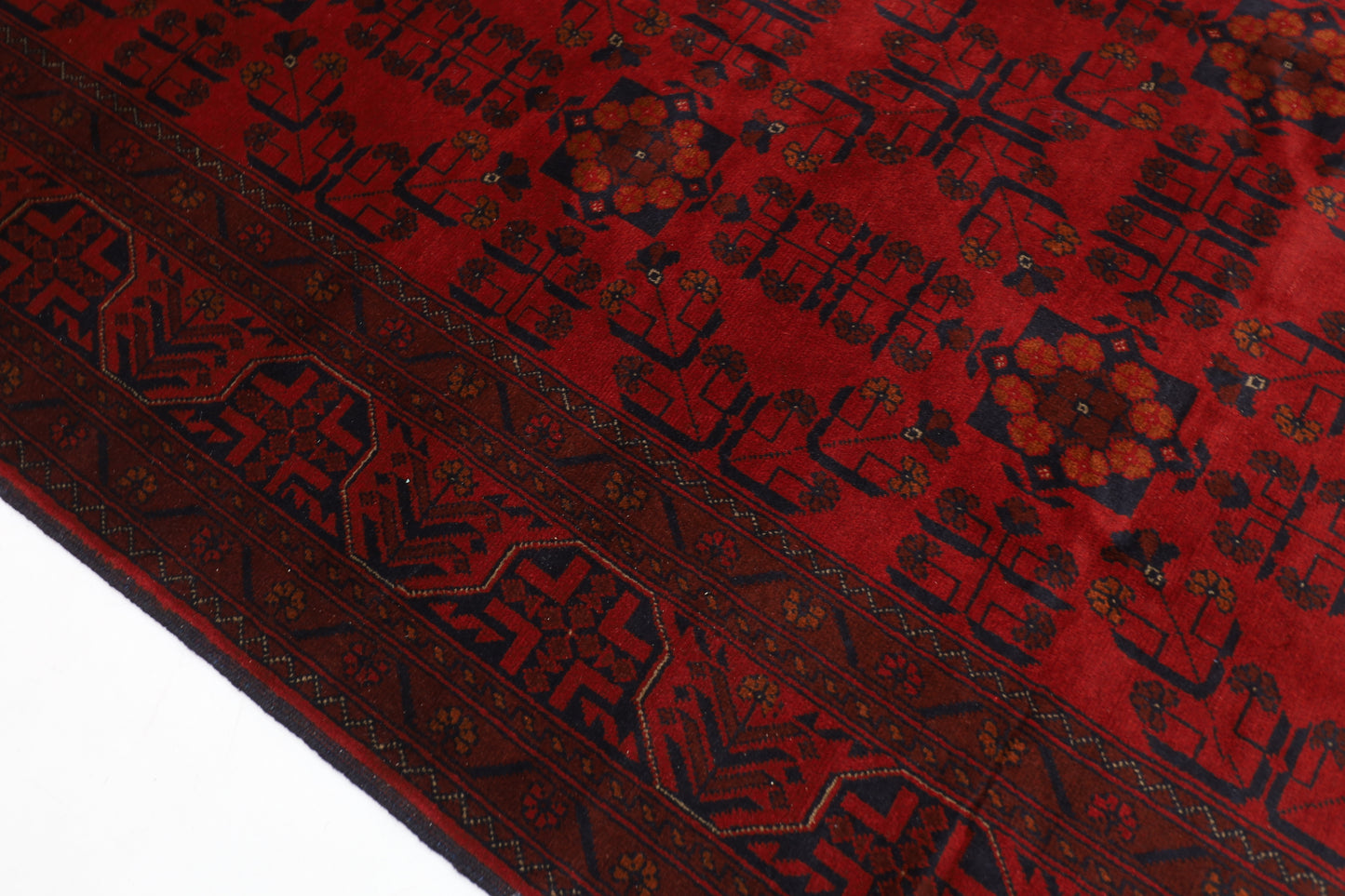 200 x 291 cm | Khal Mohammadi Afghan Tribal Hand Knotted Carpet