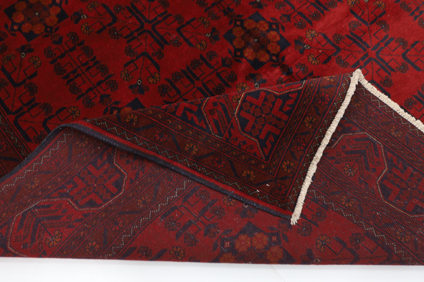 200 x 291 cm | Khal Mohammadi Afghan Tribal Hand Knotted Carpet