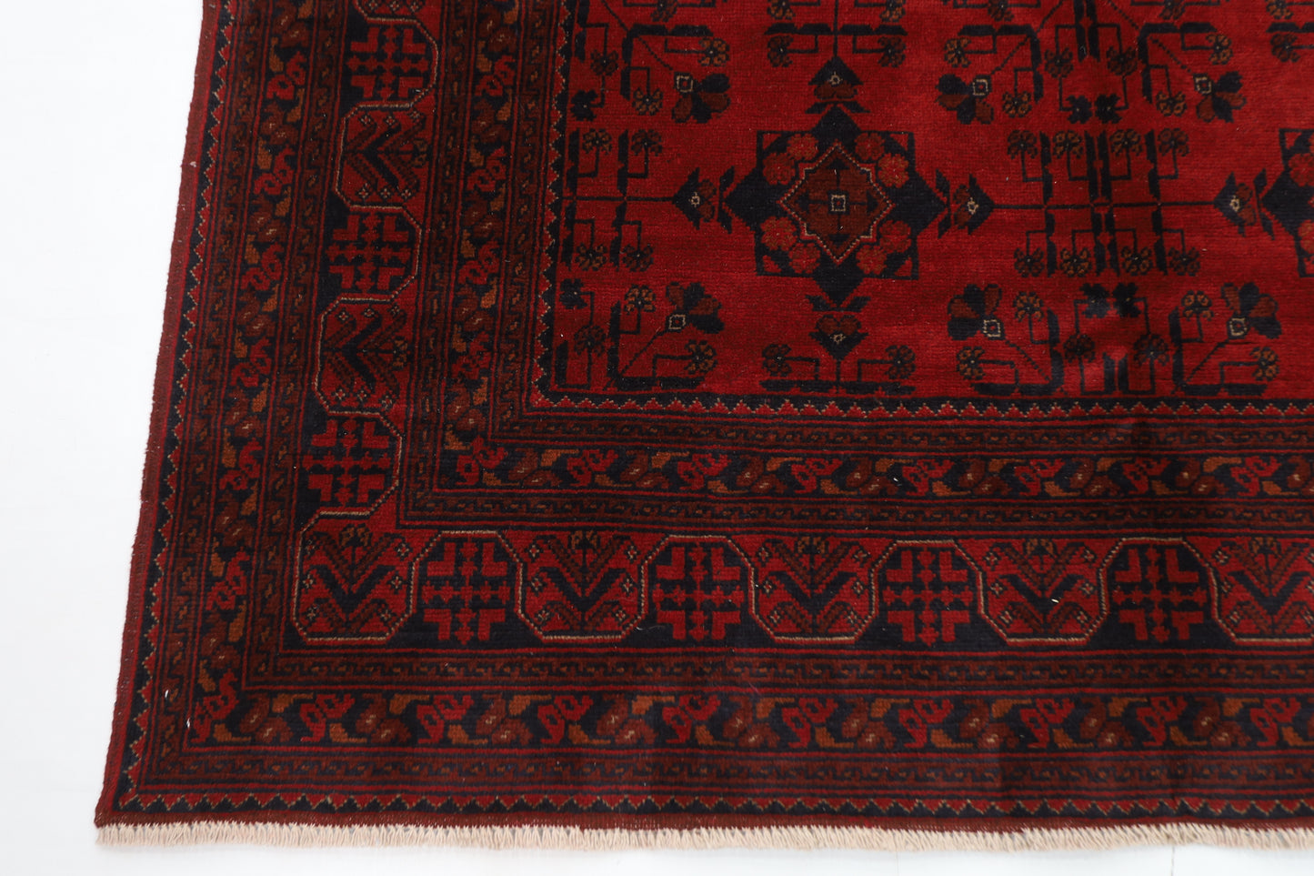 170 x 243 cm | Khal Mohammadi Afghan Tribal Hand Knotted Carpet
