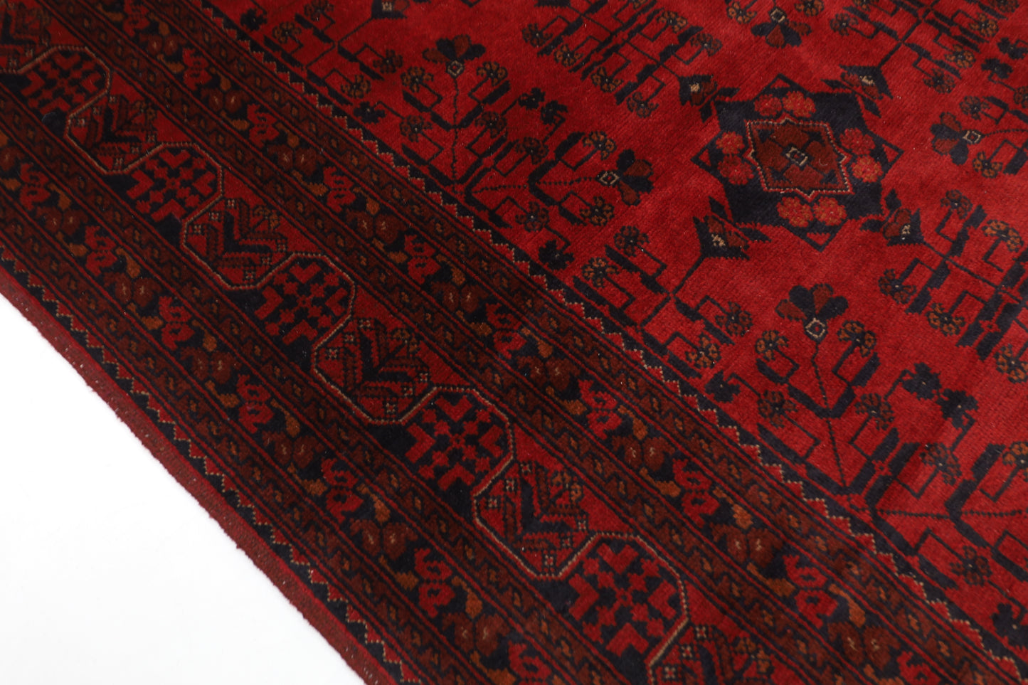 170 x 243 cm | Khal Mohammadi Afghan Tribal Hand Knotted Carpet