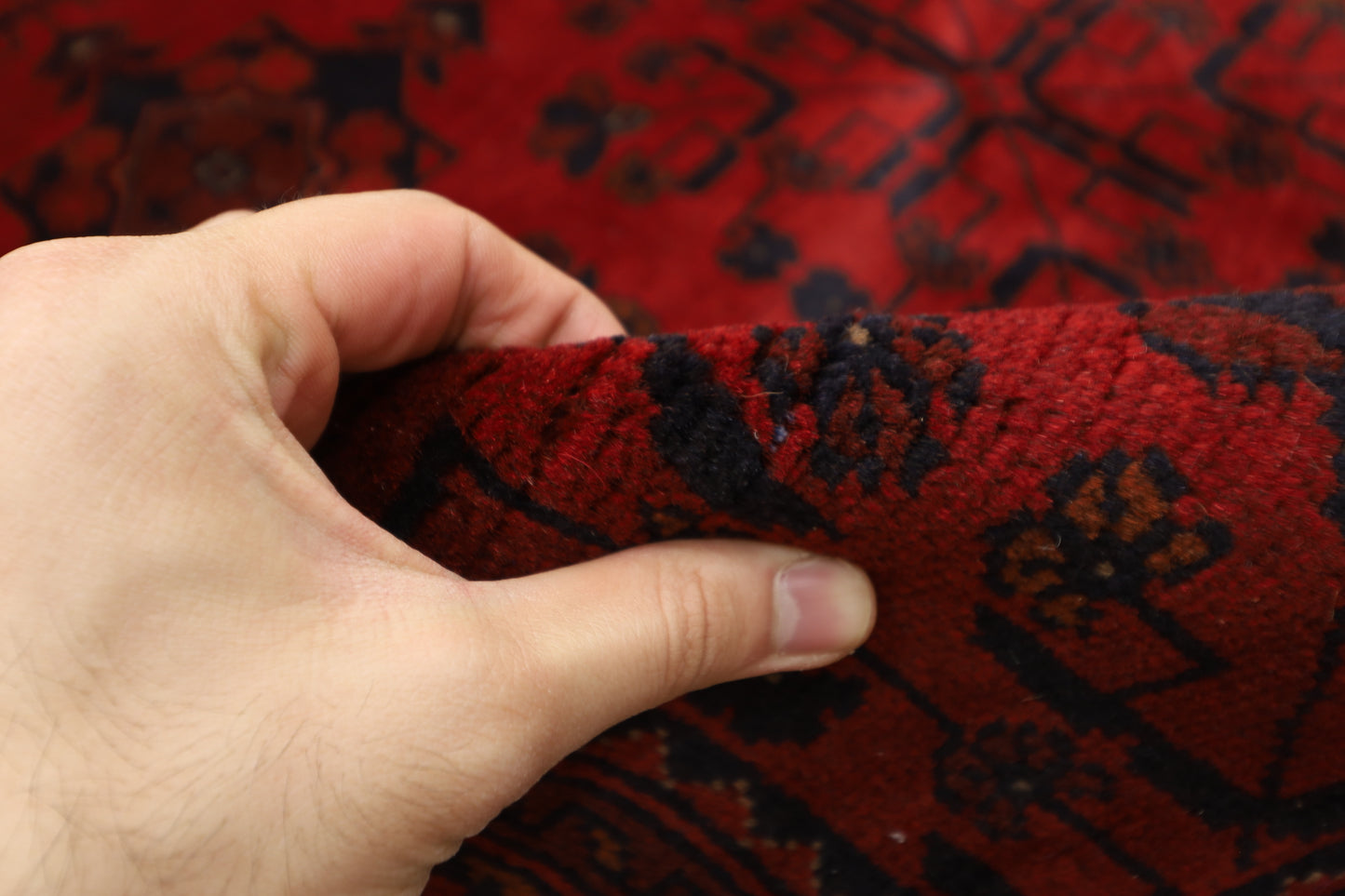 170 x 243 cm | Khal Mohammadi Afghan Tribal Hand Knotted Carpet