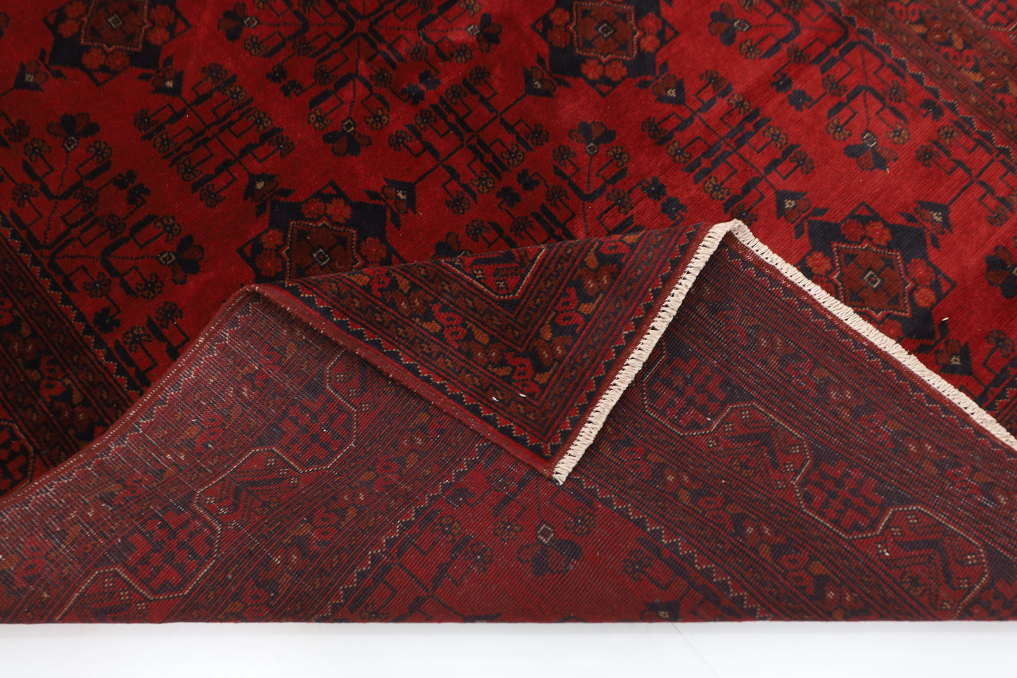 170 x 243 cm | Khal Mohammadi Afghan Tribal Hand Knotted Carpet