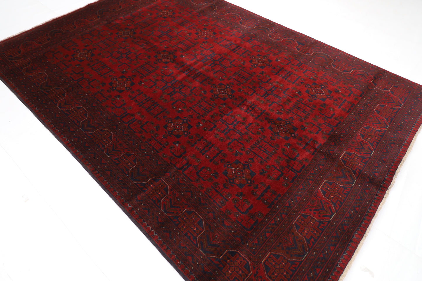 200 x 285 cm | Khal Mohammadi Afghan Tribal Hand Knotted Carpet