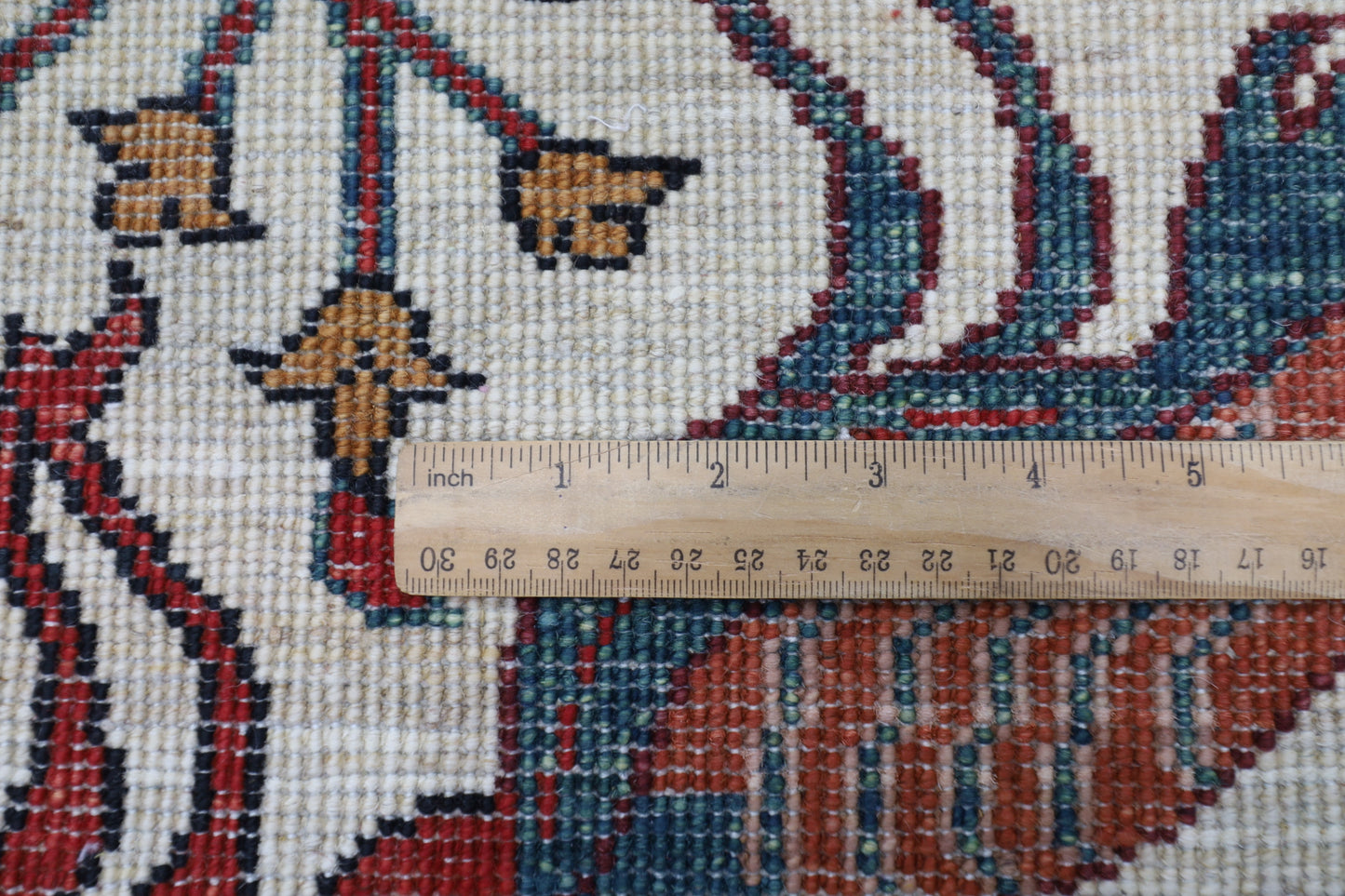 277 x 363 cm | Beige Birds Handmade Afghan Area Rug Hand Knotted Carpet Living Room Rug