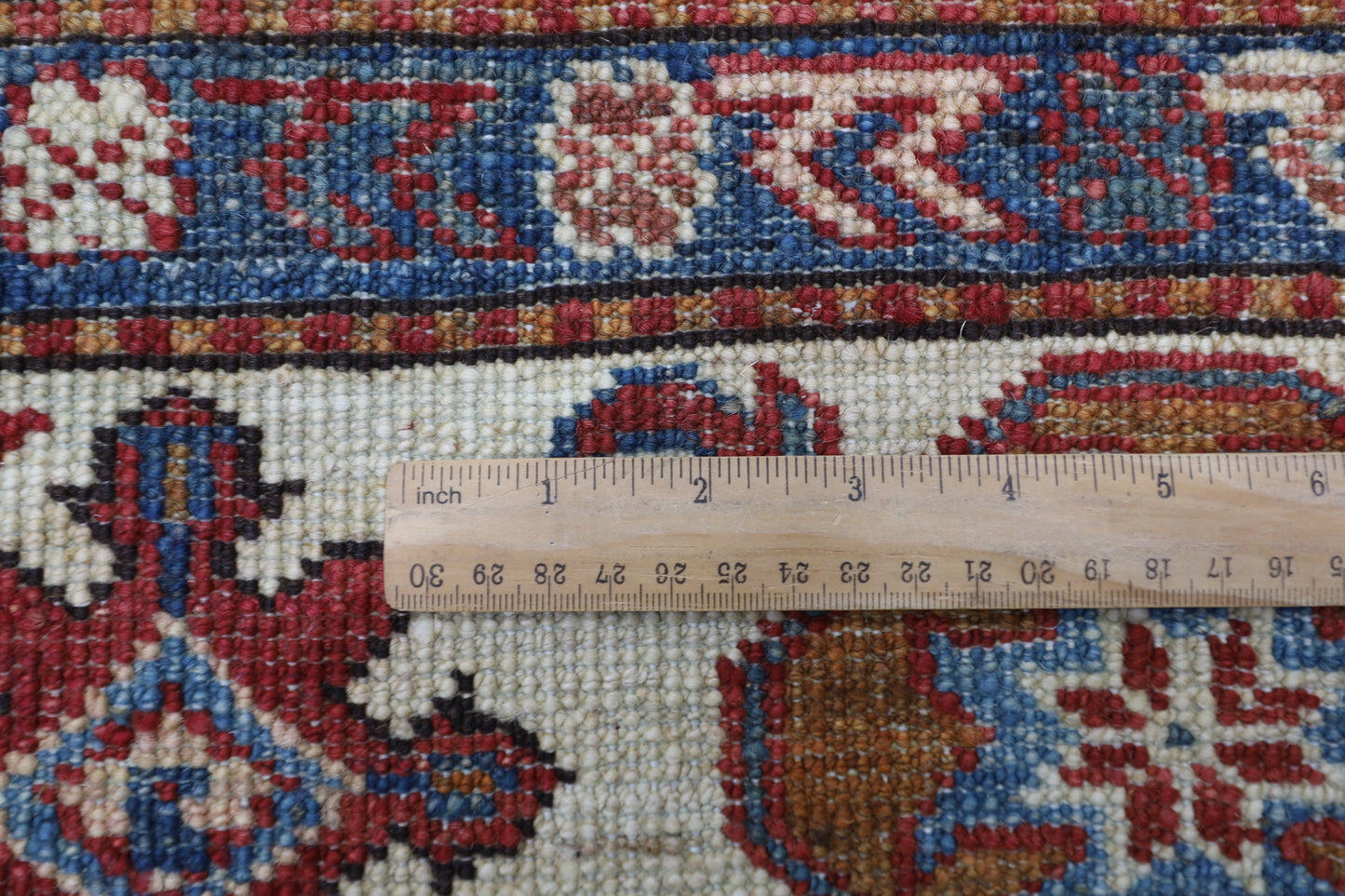 200 x 284 cm | Kazak Red Handmade Afghan Area Rug Hand Knotted Carpet Living Room Rug