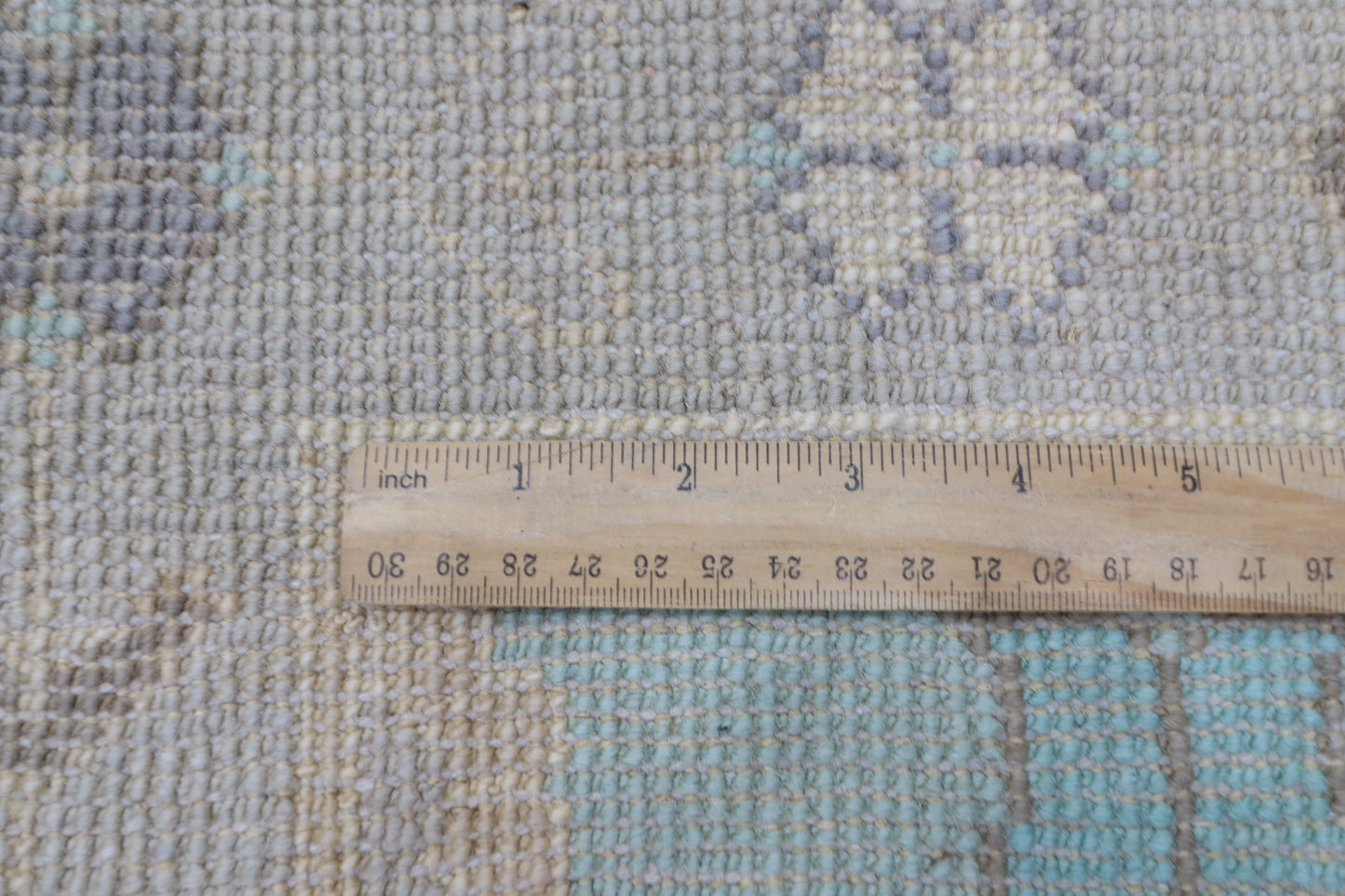 306 x 420 cm | Oushak Gray Handmade Afghan Area Rug Hand Knotted Carpet Living Room Rug