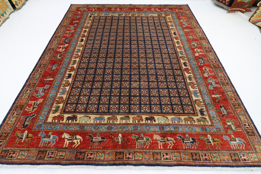247 x 300 cm | Pazyryk Afghan Hand Knotted Carpet