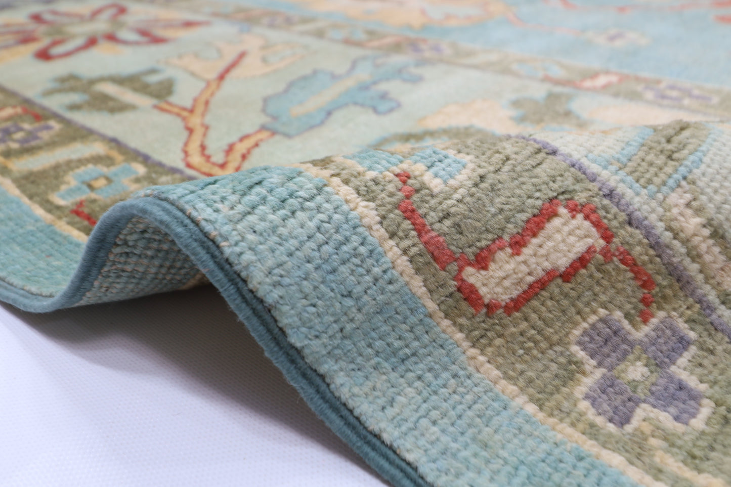 274 x 374 cm | Oushak Afghan Hand Knotted Carpet