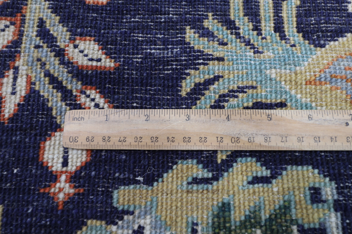 155 x 196 cm | Birds Blue Oriental Area Rug Afghan Hand Knotted Veg Dye Wool carpet