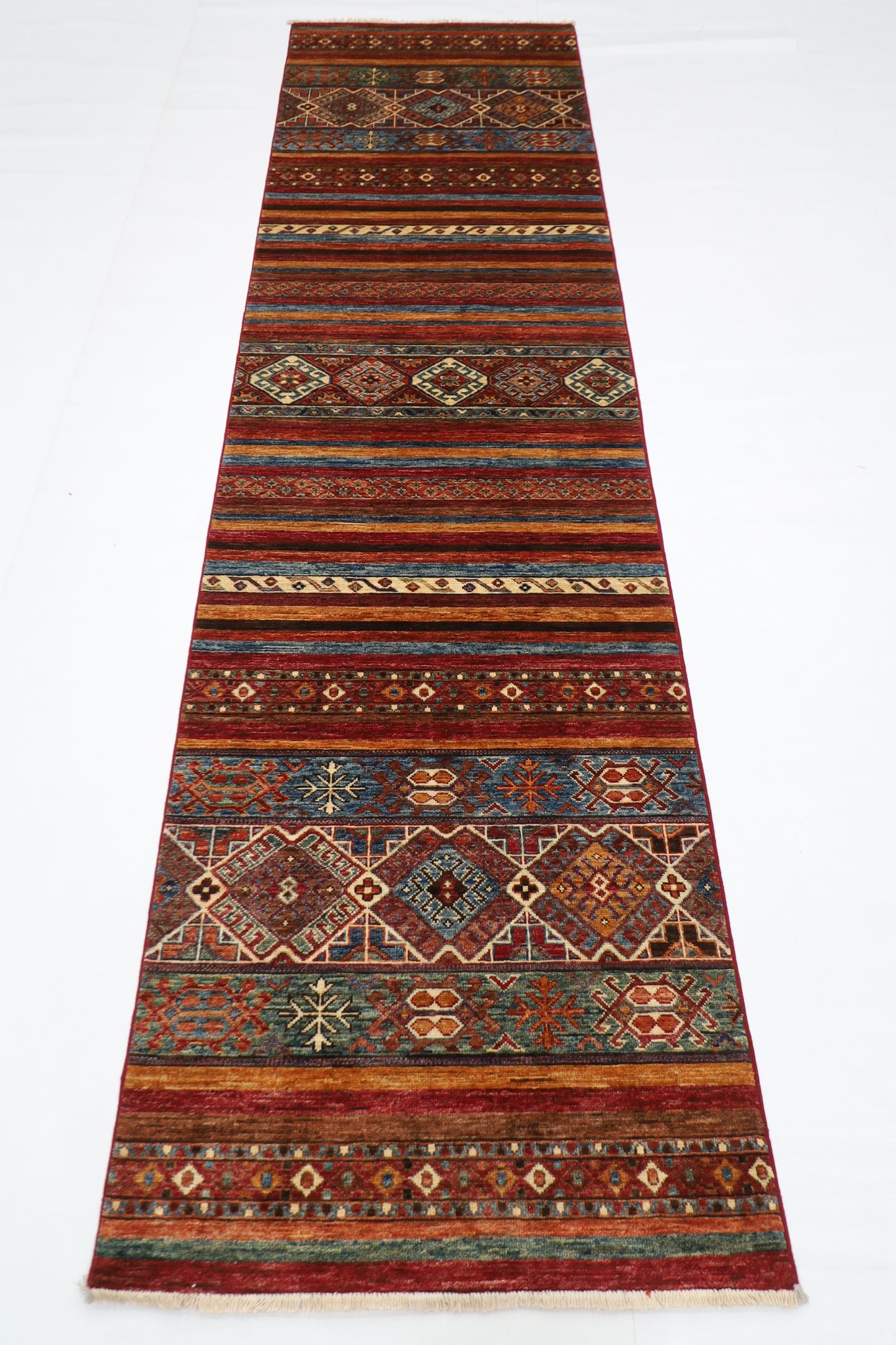 81 x 297 cm | Khorjun Afghan Hand Knotted Runner