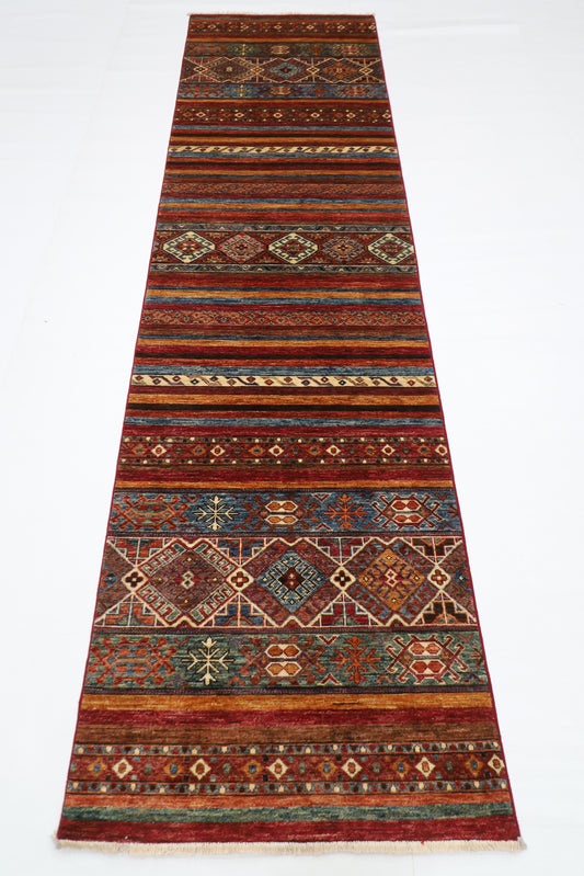 81 x 297 cm | Khorjun Afghan Hand Knotted Runner