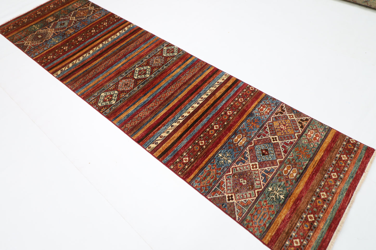 81 x 297 cm | Khorjun Afghan Hand Knotted Runner