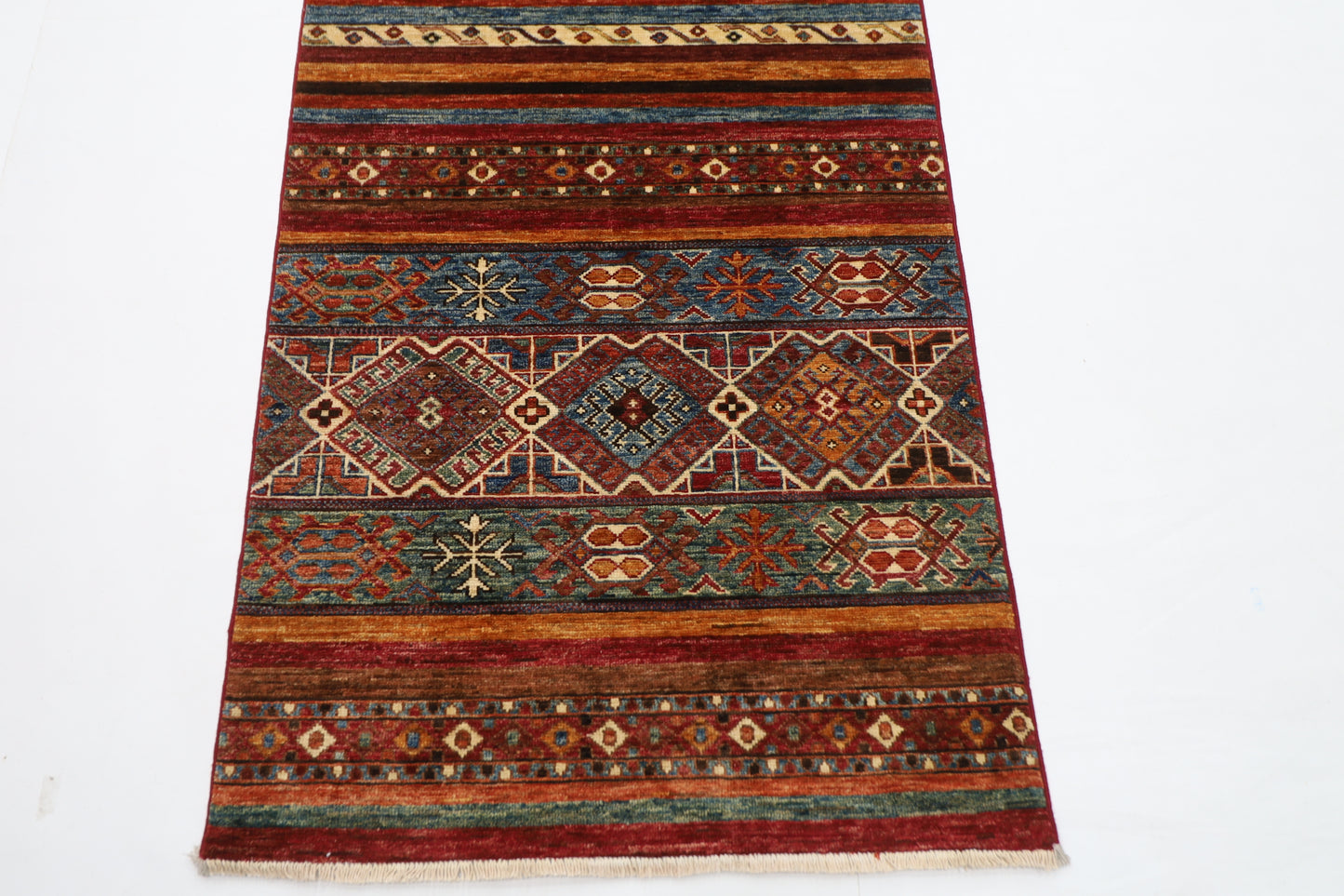 81 x 297 cm | Khorjun Afghan Hand Knotted Runner