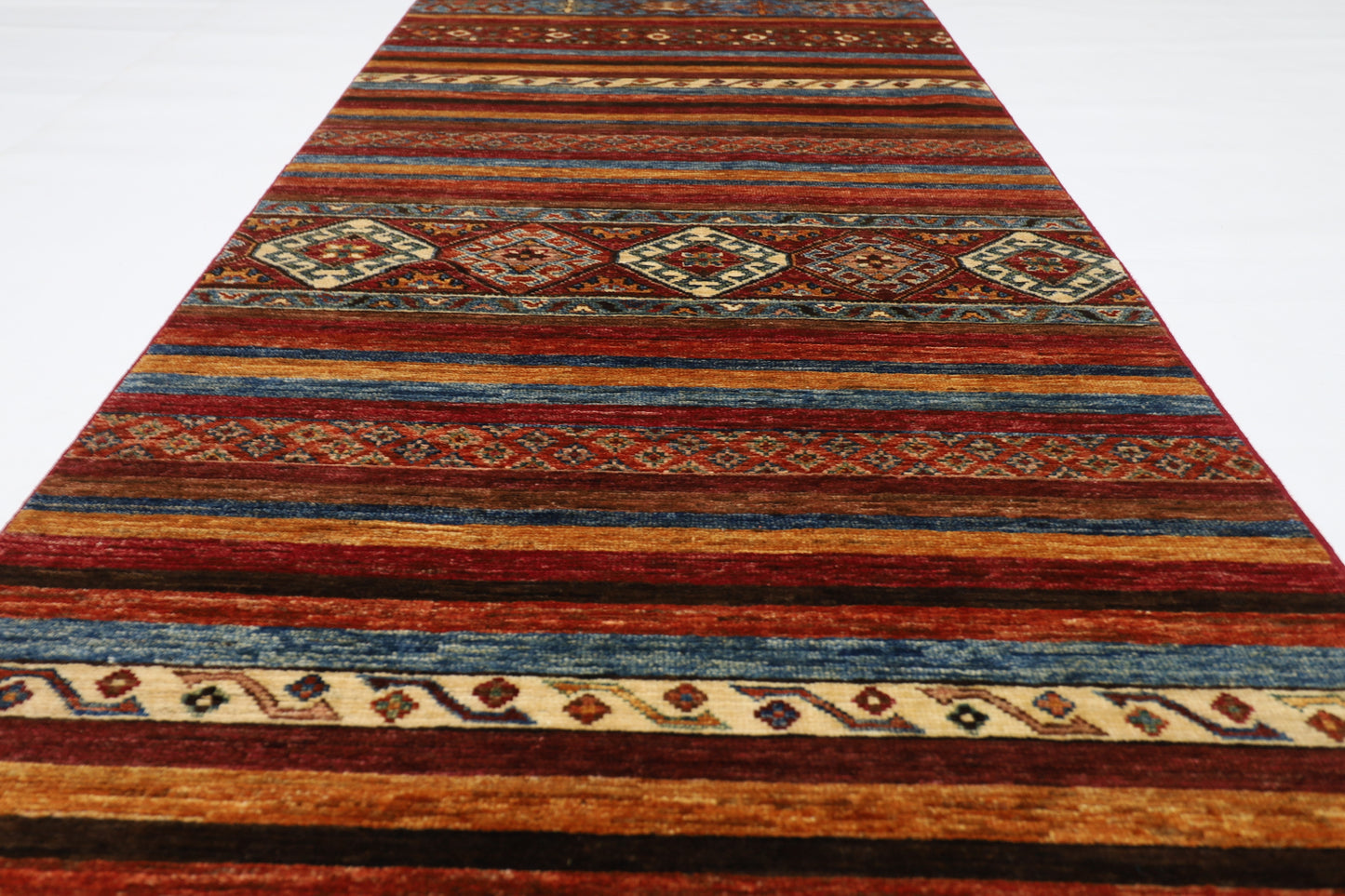 81 x 297 cm | Khorjun Afghan Hand Knotted Runner