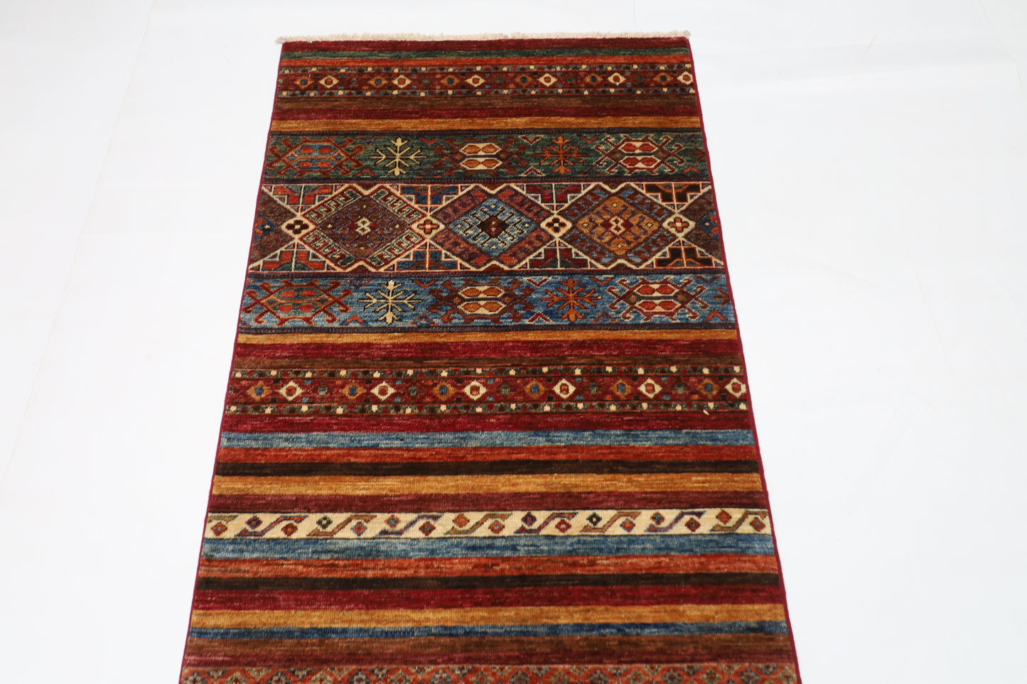 81 x 297 cm | Khorjun Afghan Hand Knotted Runner