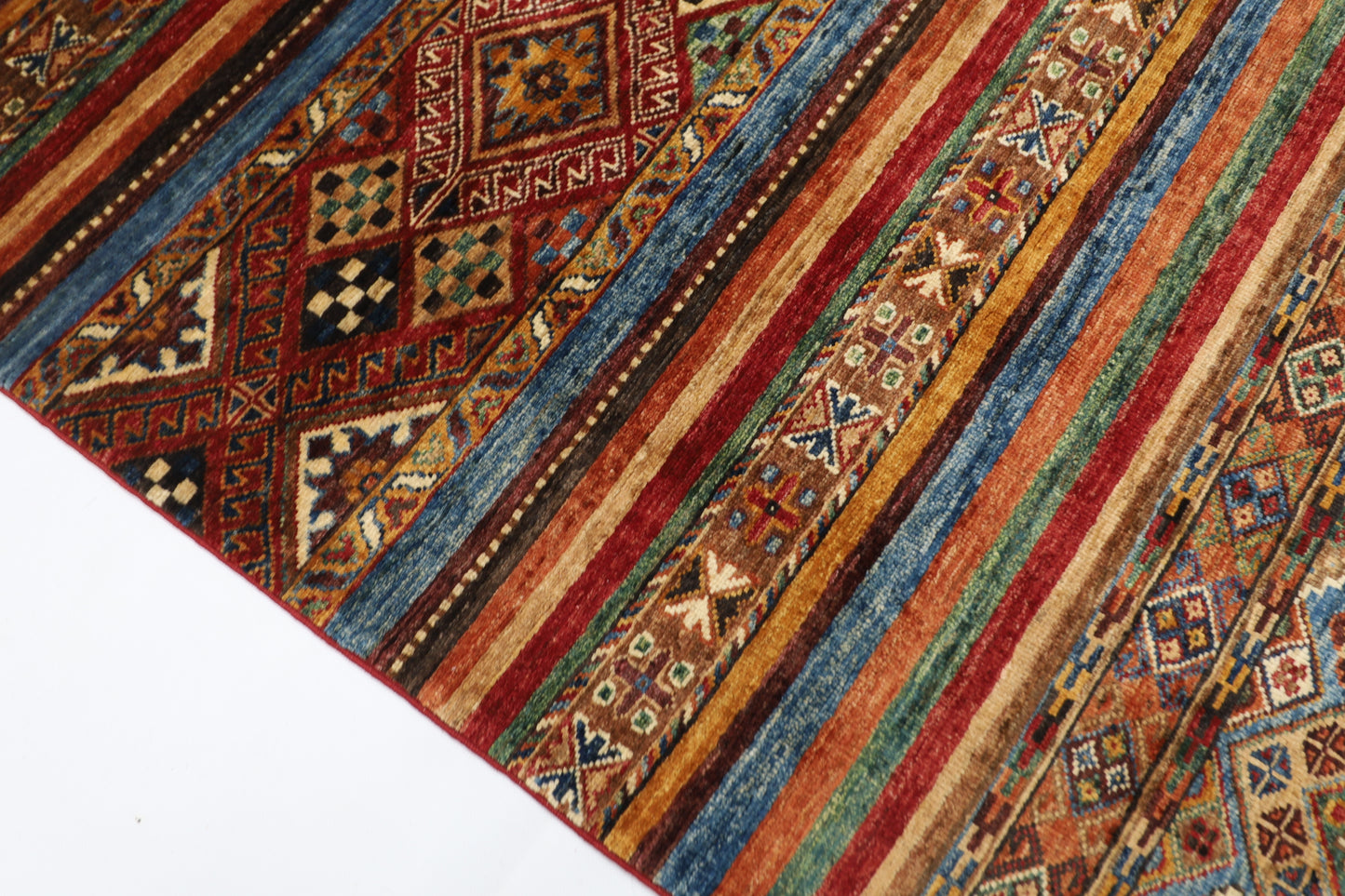 154 x 196 cm | Khorjun Afghan Hand Knotted Carpet