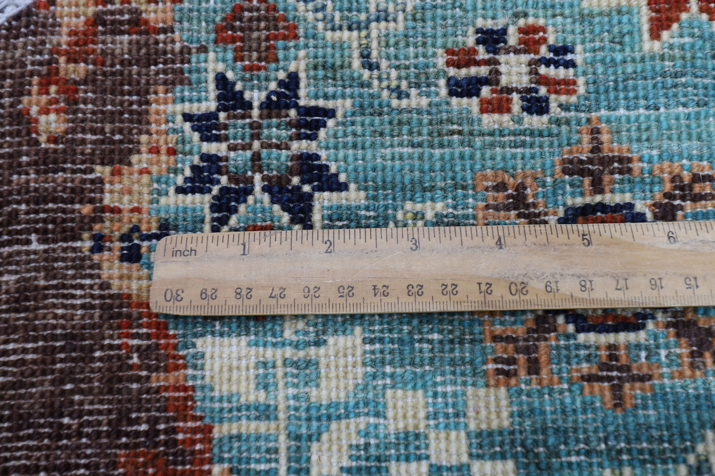 154 x 150 cm | Oriental Abstract Mamluk Rug Afghan Hand Knotted Veg Dye Wool carpet
