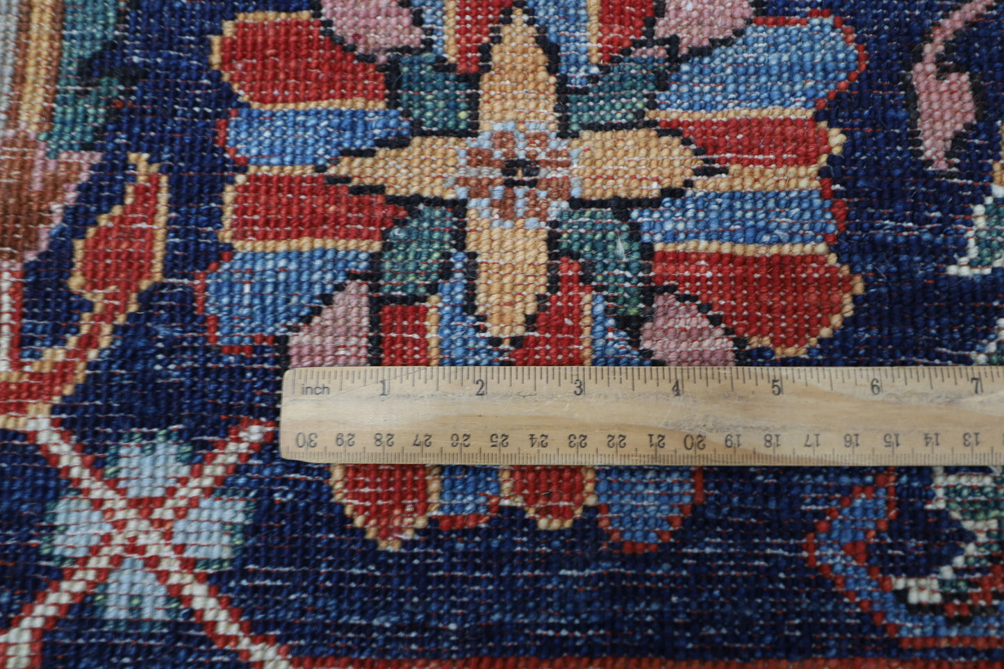 279 x 363 cm | Traditional Heriz Area Rug Afghan Hand Knotted veg Dye Wool carpet