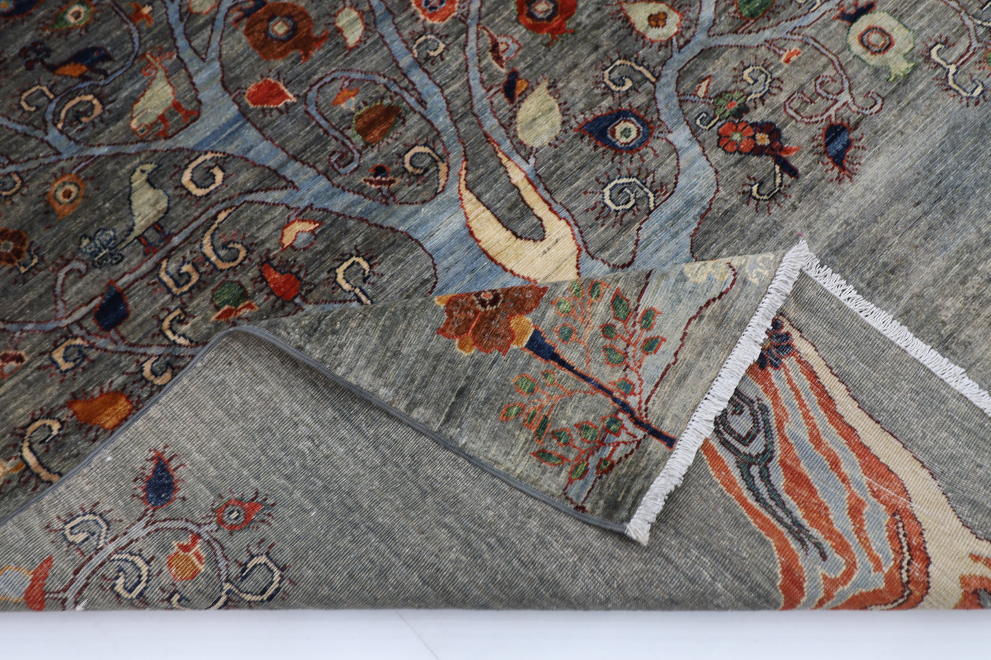 155 x 200 cm | Tree Gabbeh Afghan Hand Knotted carpet