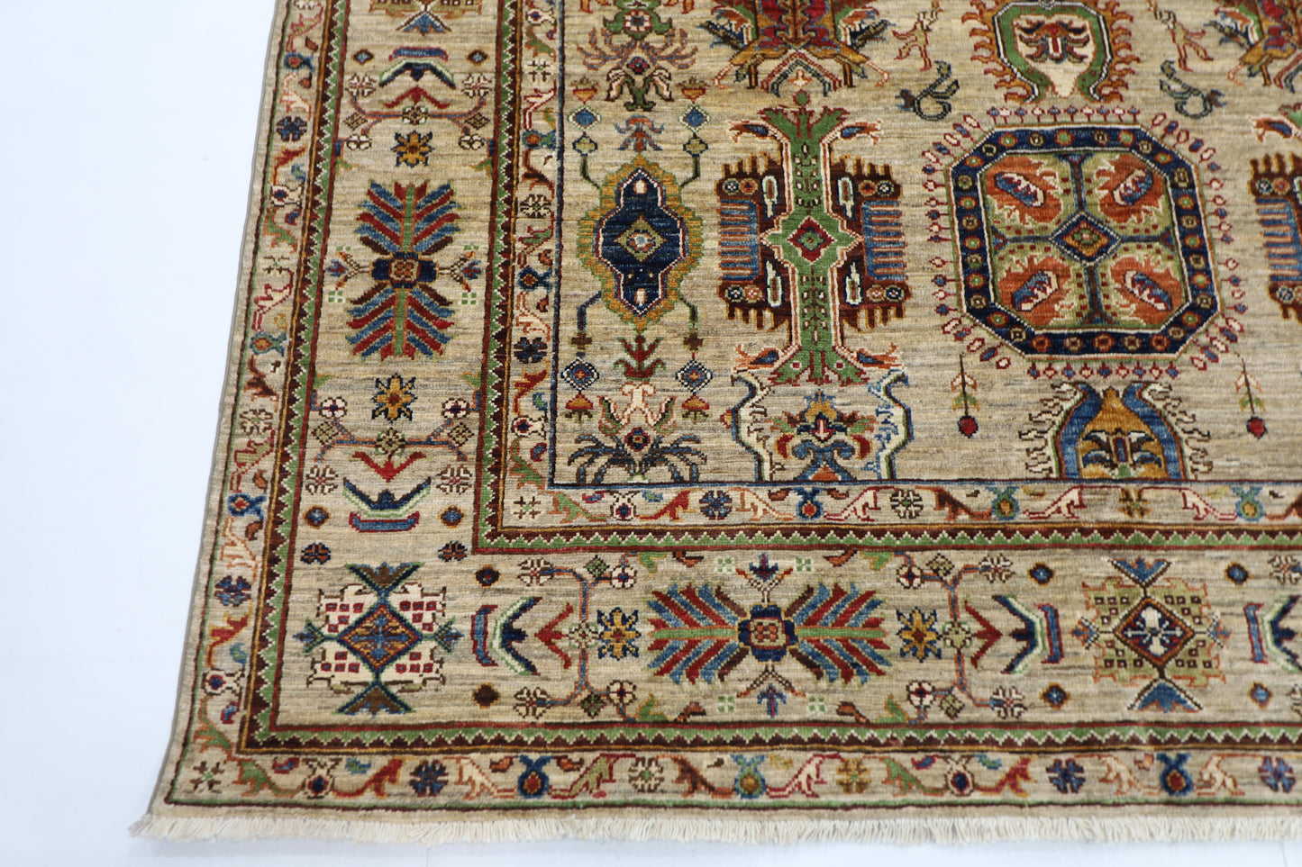 168 x 250 cm | Waziri Afghan Hand Knotted Carpet
