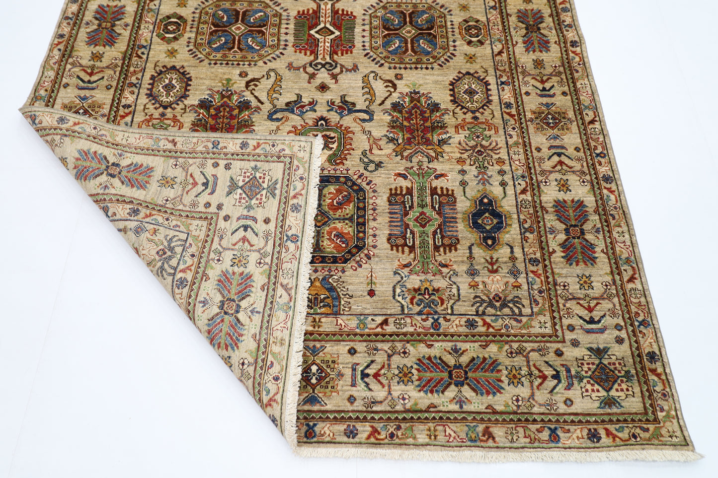 168 x 250 cm | Waziri Afghan Hand Knotted Carpet