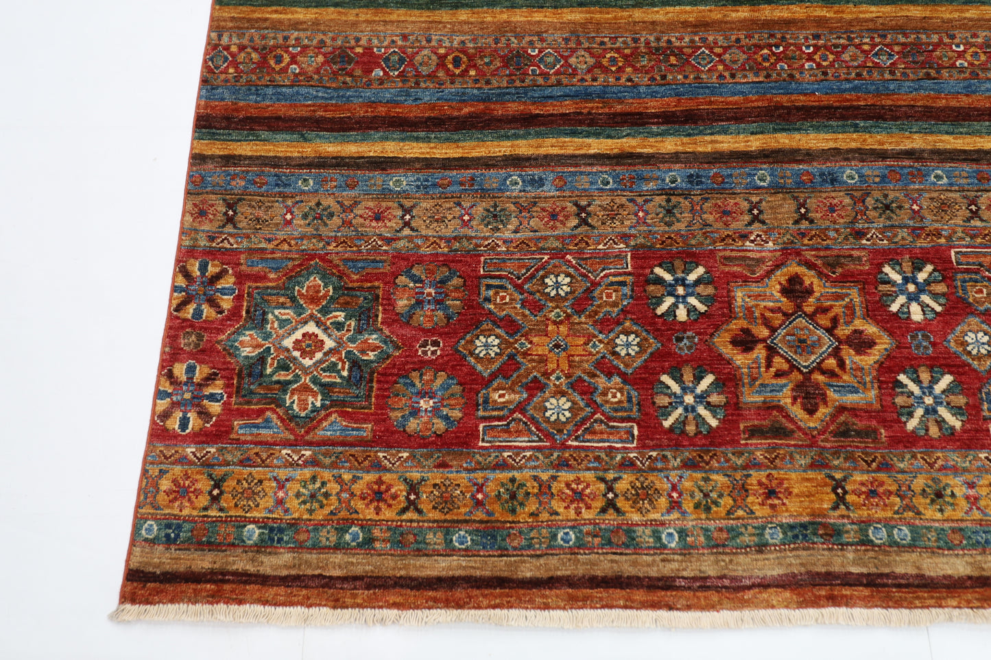 173 x 250 cm | Khorjun Afghan Hand Knotted Carpet