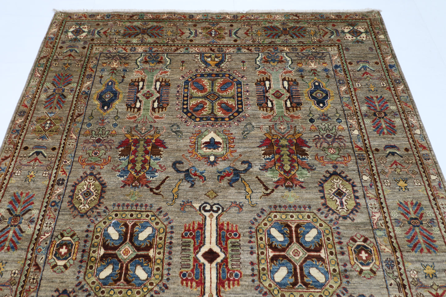 175 x 257 cm | Waziri Afghan Hand Knotted Carpet