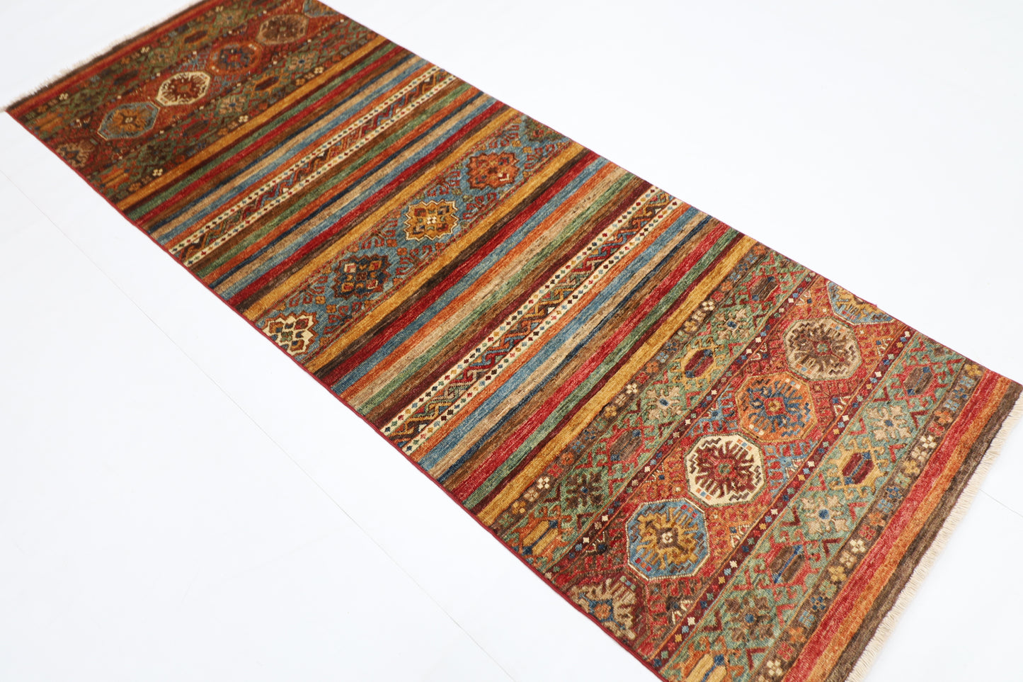 86 x 234 cm | Khorjun Afghan Hand Knotted Runner