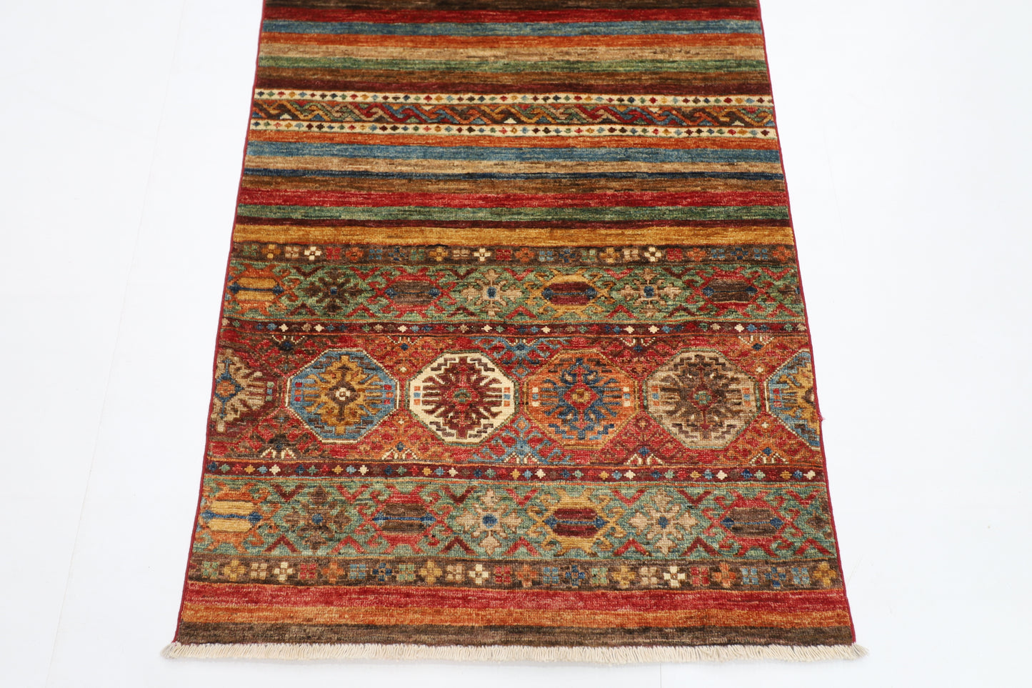 86 x 234 cm | Khorjun Afghan Hand Knotted Runner