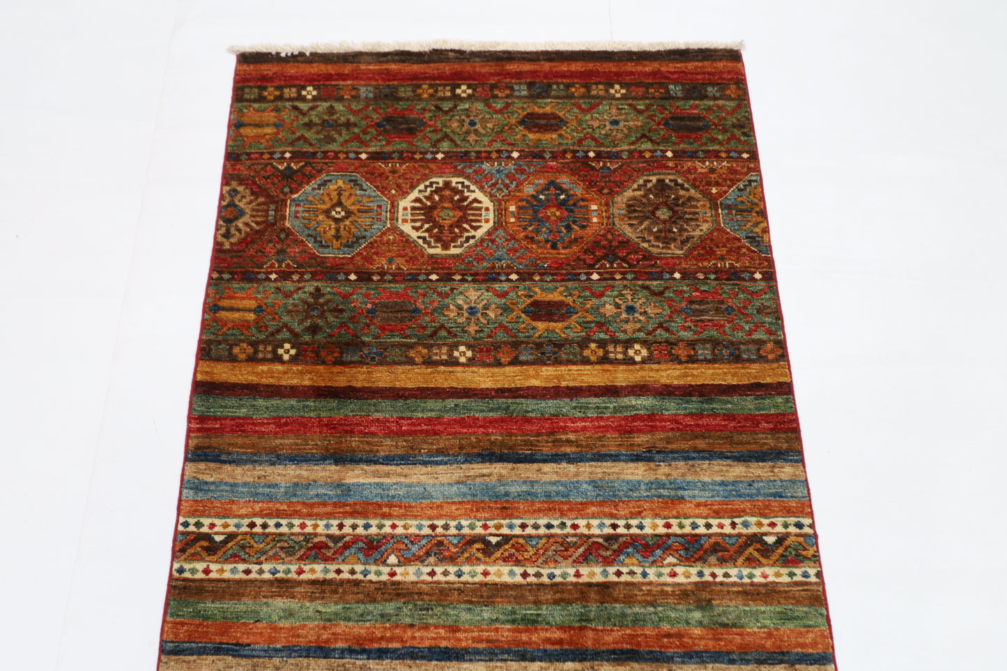 86 x 234 cm | Khorjun Afghan Hand Knotted Runner
