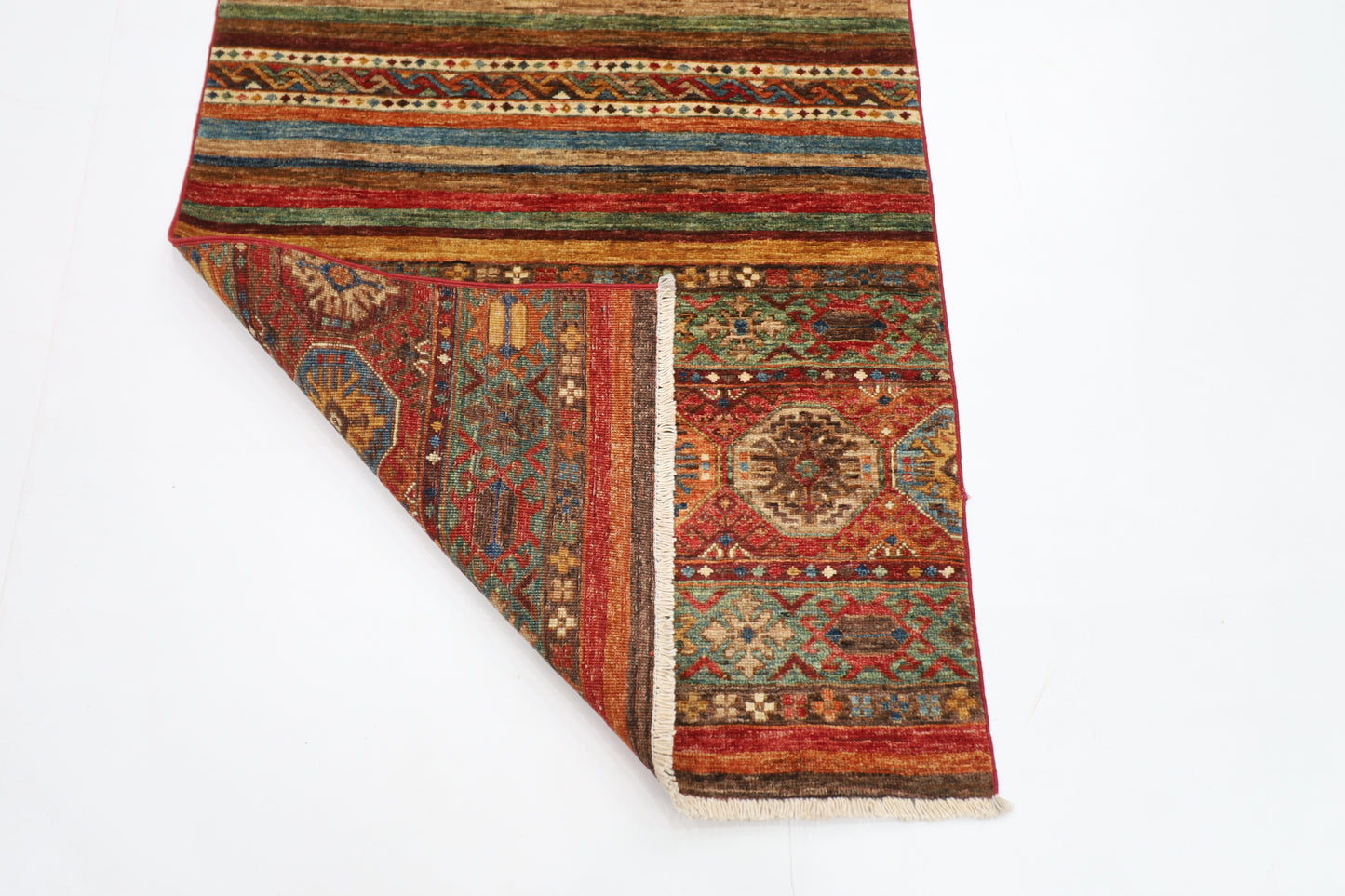 86 x 234 cm | Khorjun Afghan Hand Knotted Runner