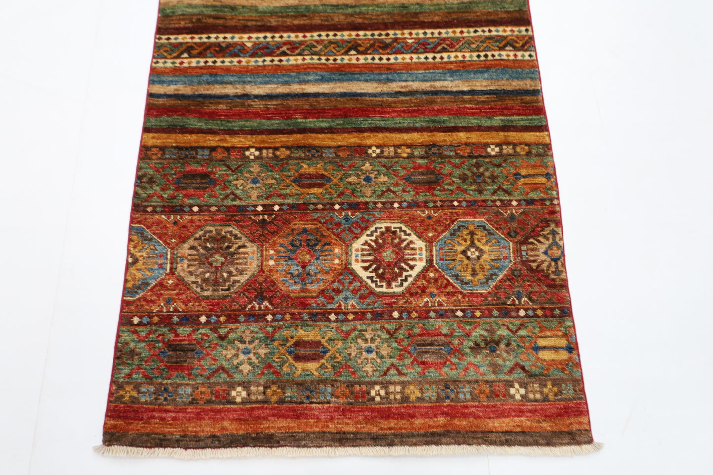 83 x 234 cm | Khorjun Afghan Hand Knotted Runner